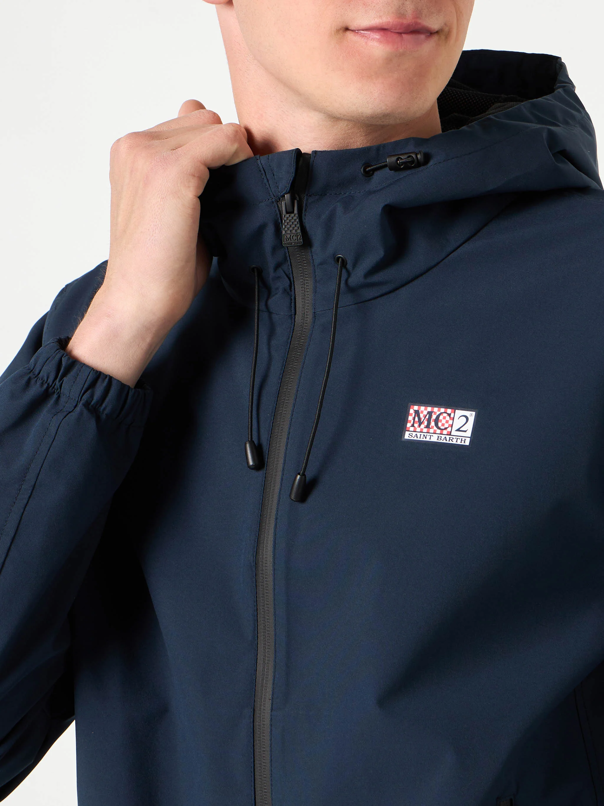 Kauris navy blue windbreaker jacket - Image 2