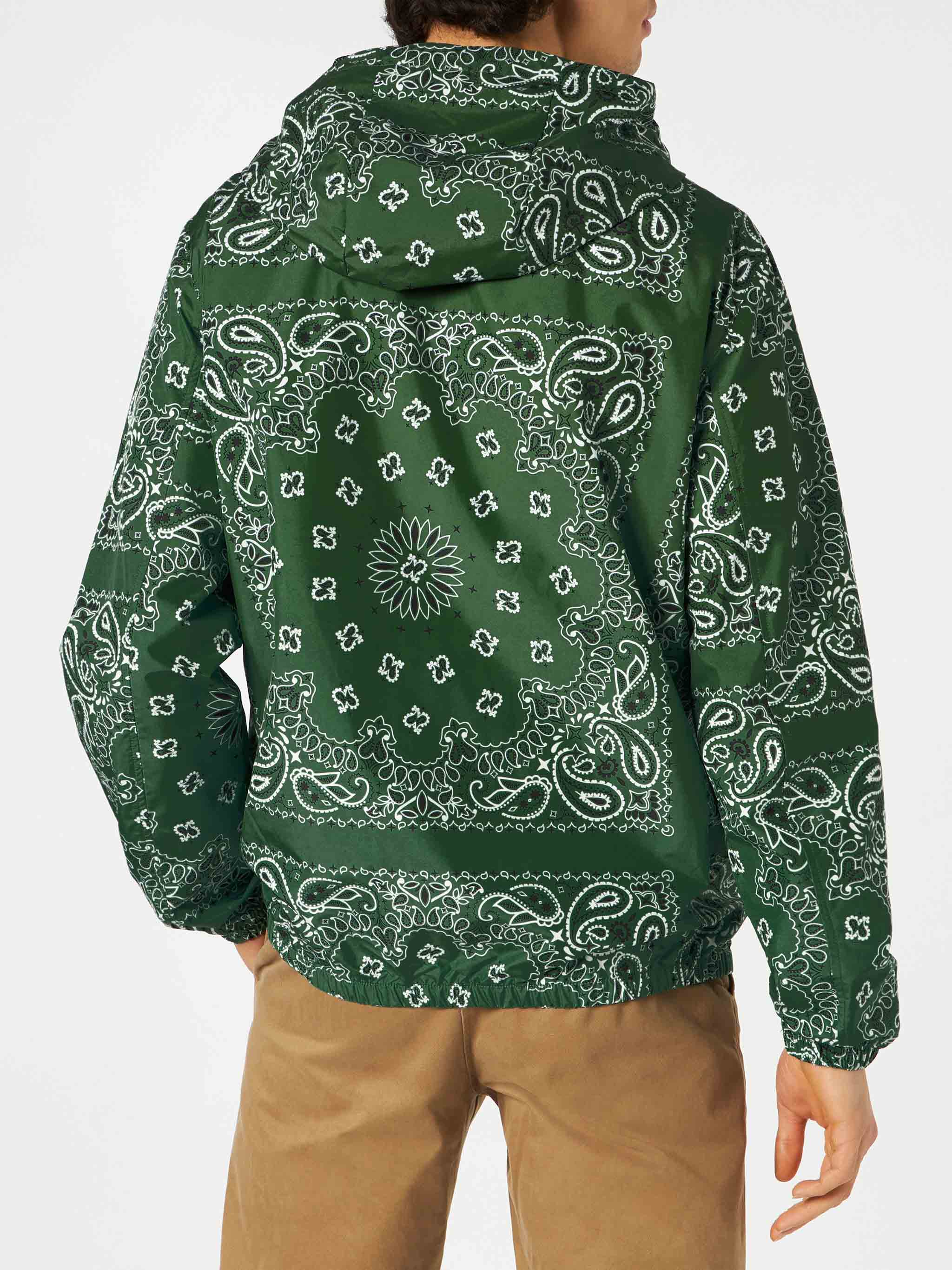 Kauris military green bandana windbreaker - Image 3