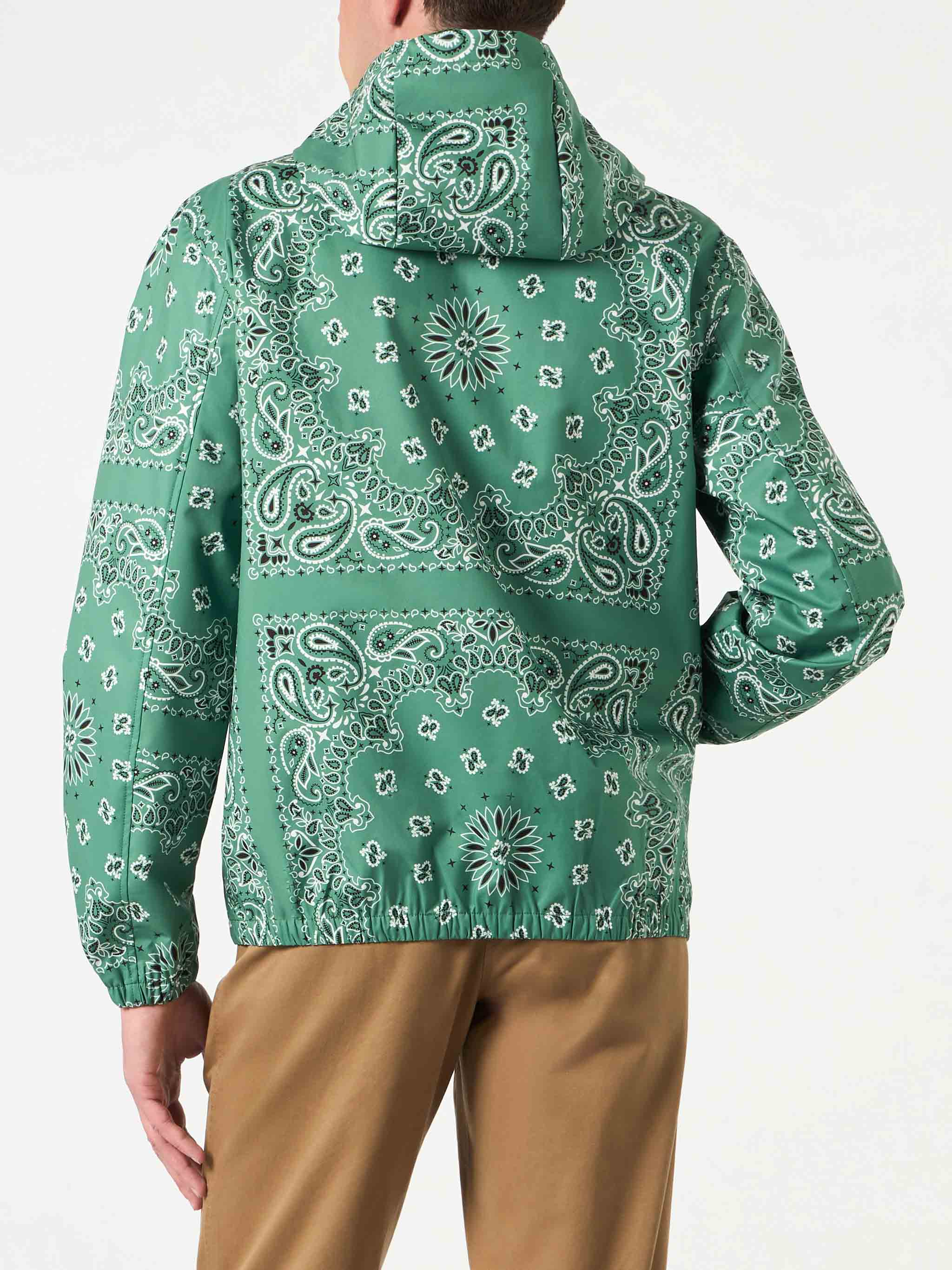 Kauris military green bandana windbreaker jacket - Image 3