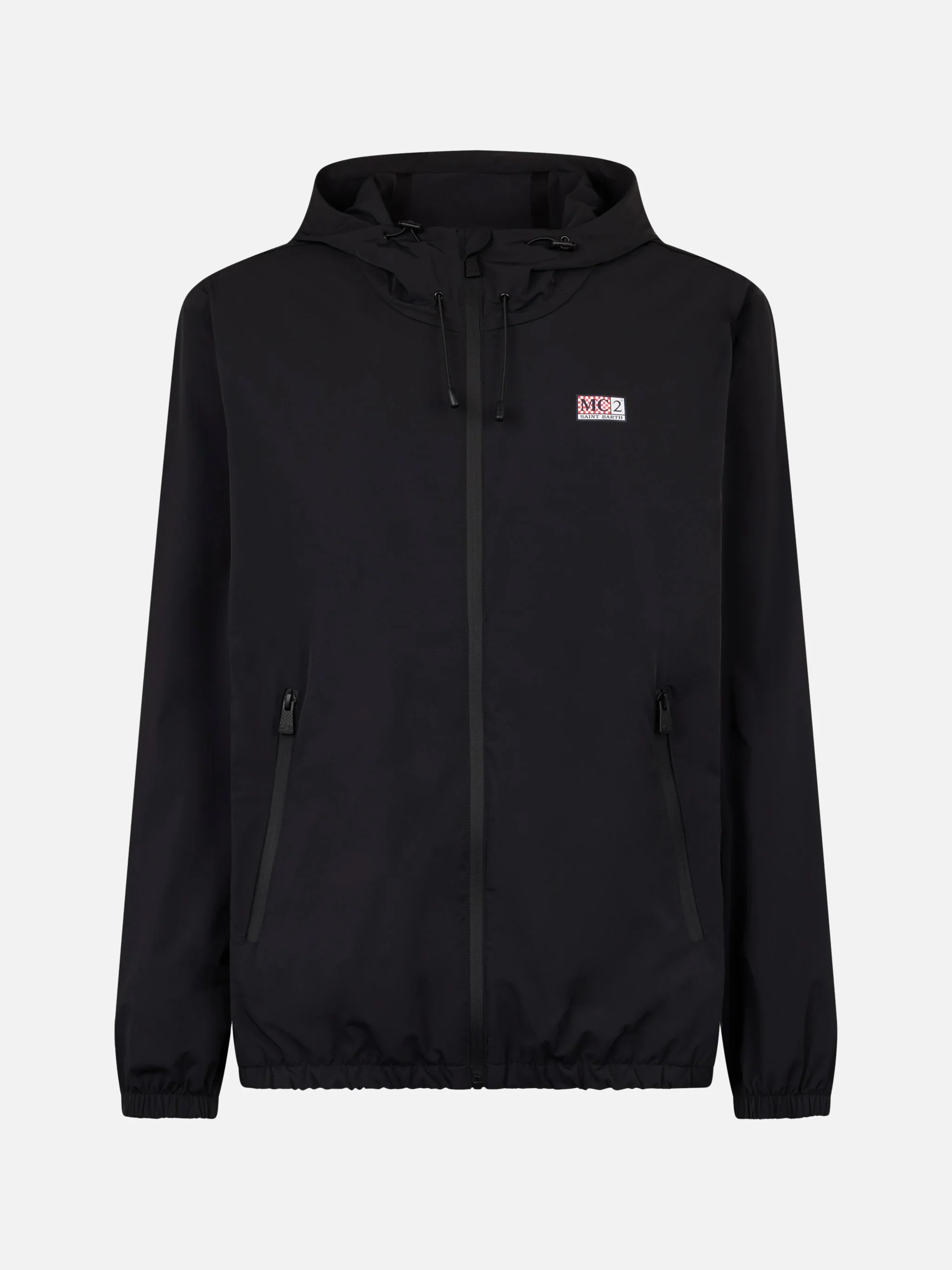 Sloop black jacket in stretch technical fabric - Image 4