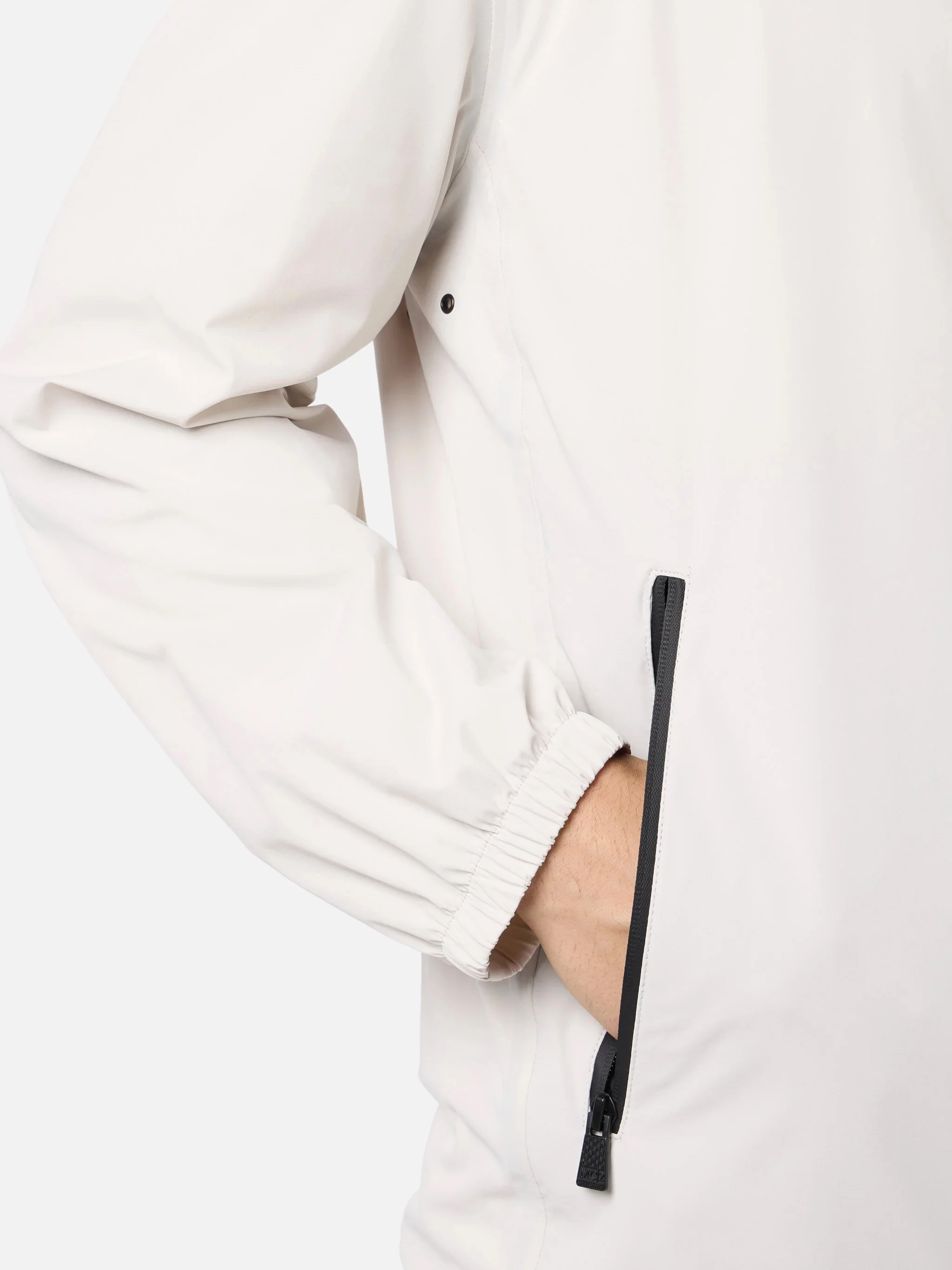 Sloop ice white jacket in stretch technical fabric - Image 2