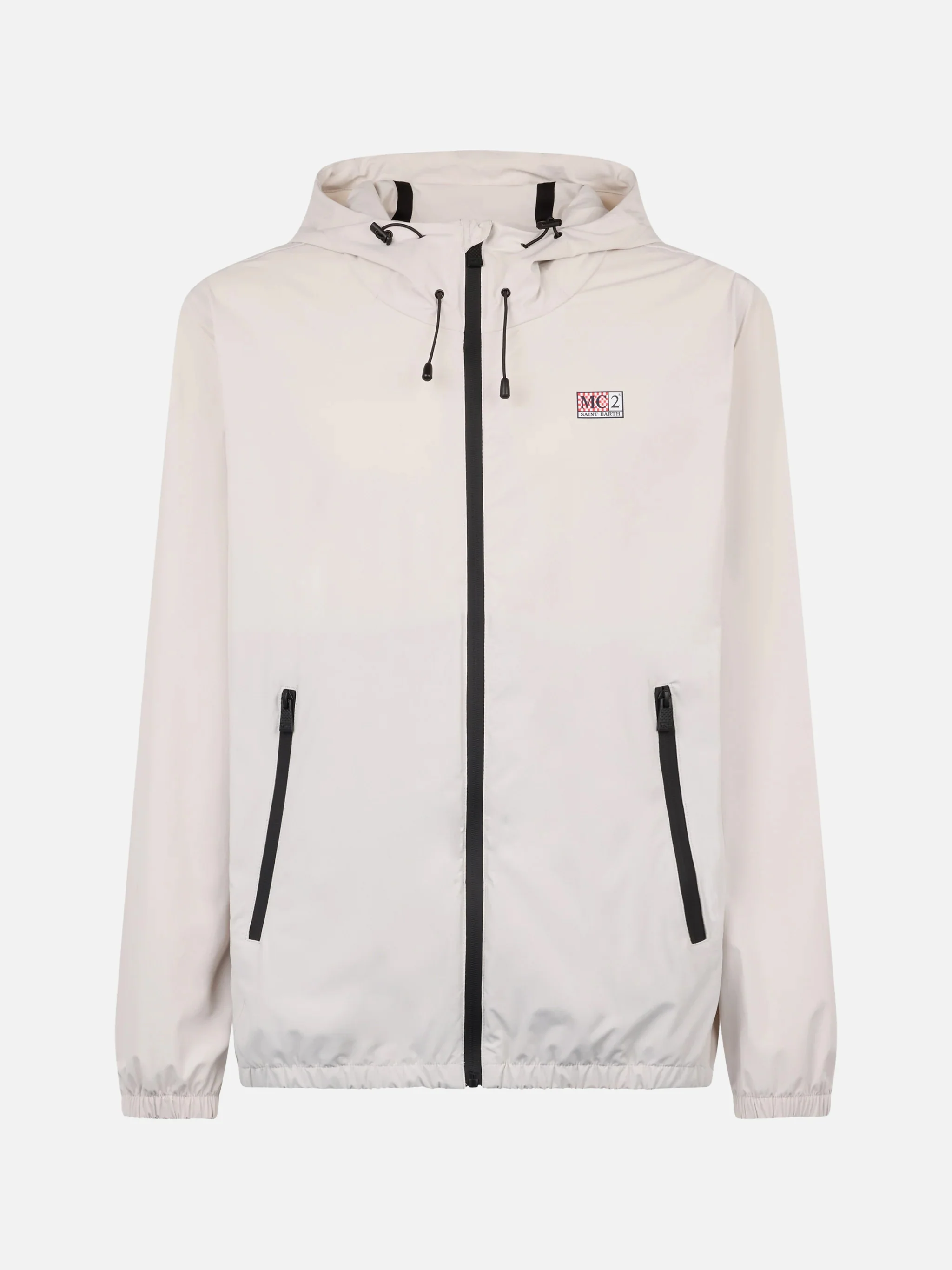 Sloop ice white jacket in stretch technical fabric - Image 4