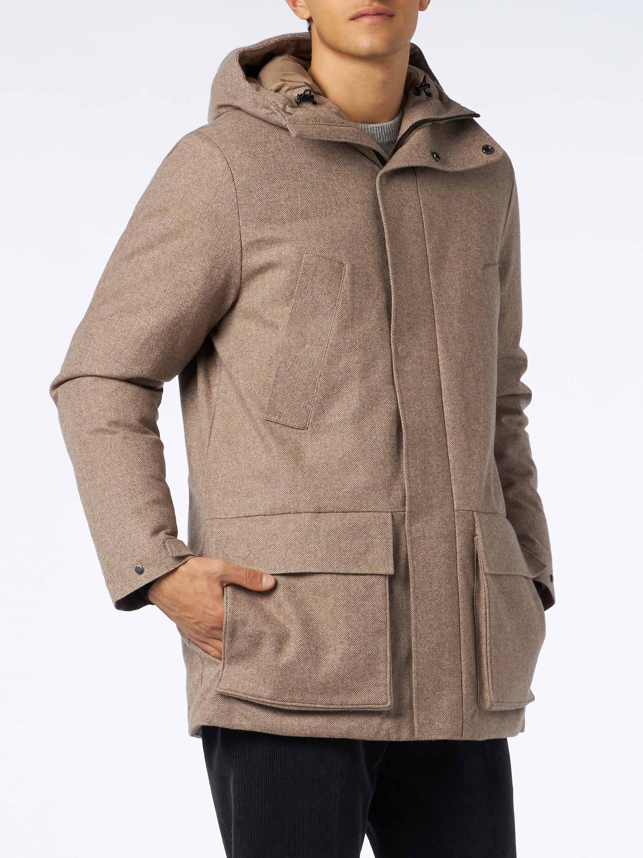 Voyager herringbone parka
