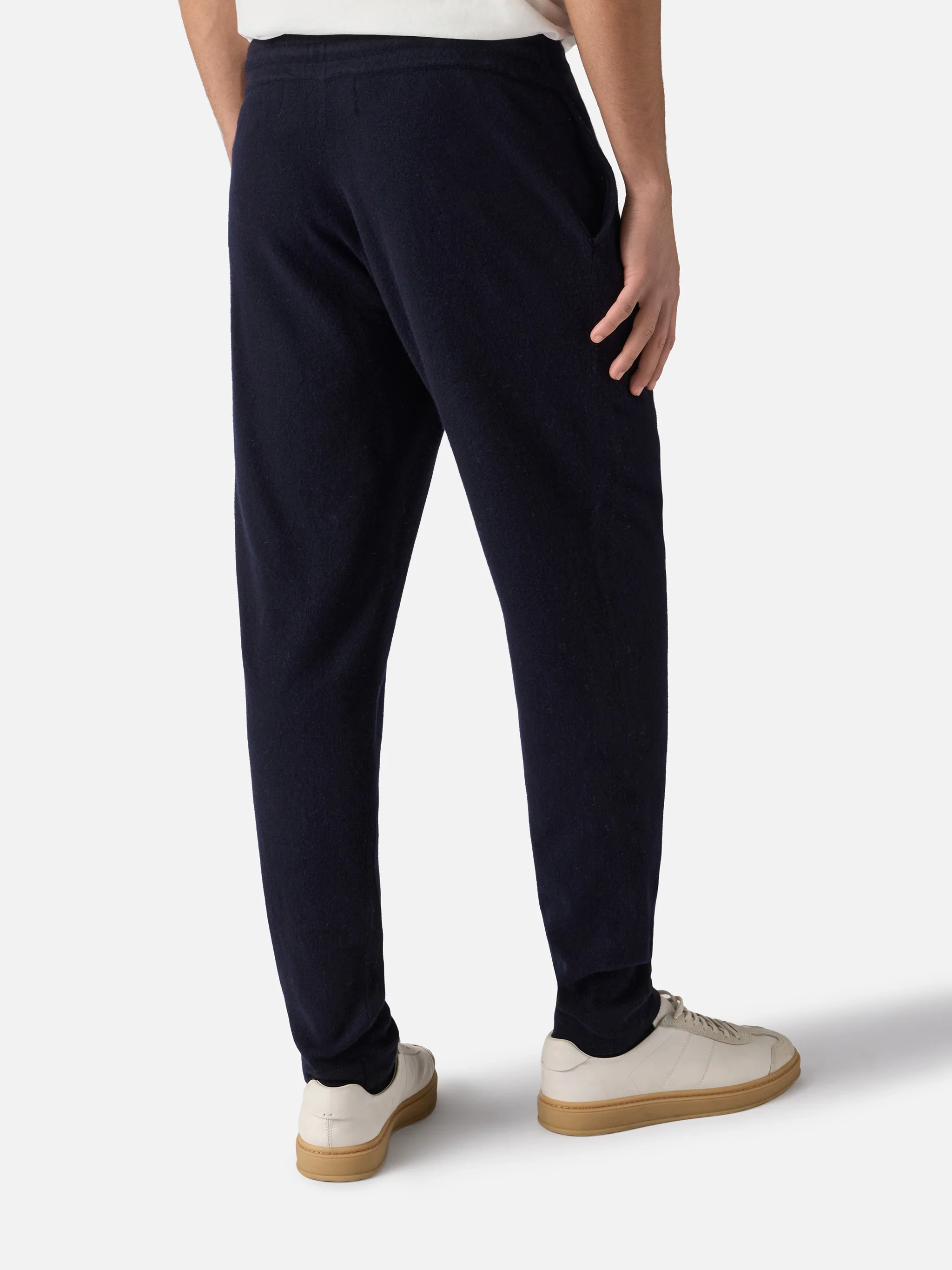 Walton navy blue knitted pants - Image 3