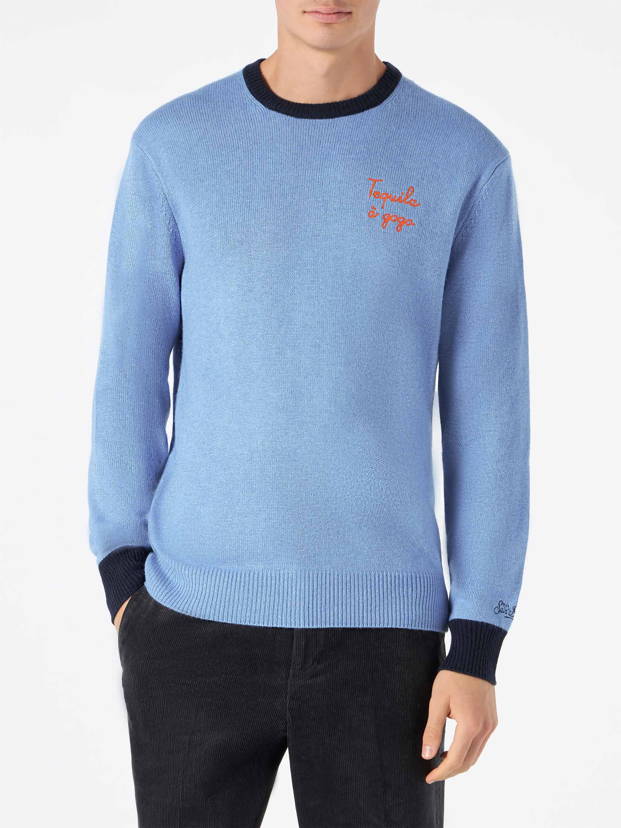 Crewneck sweater with Tequila à gogo embroidery - Image 2