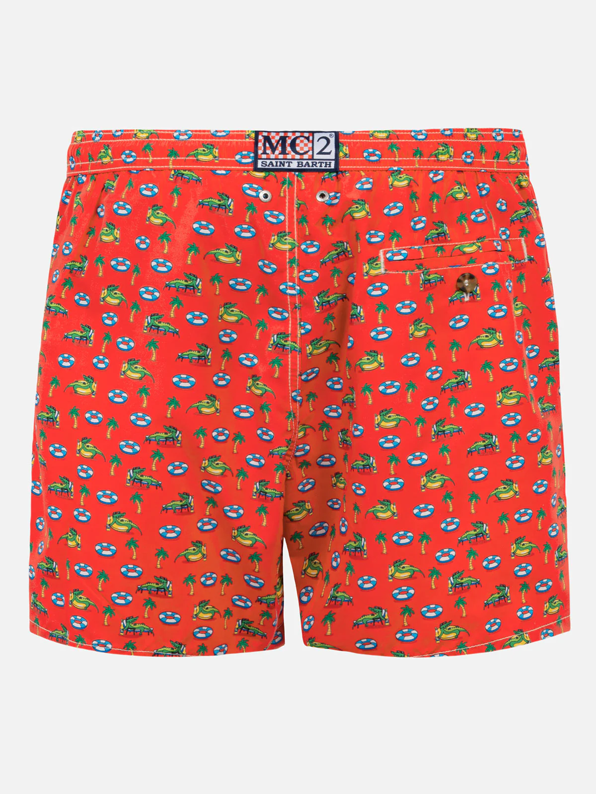 Lighting Micro Fantasy red crocodile print swim shorts - Image 2