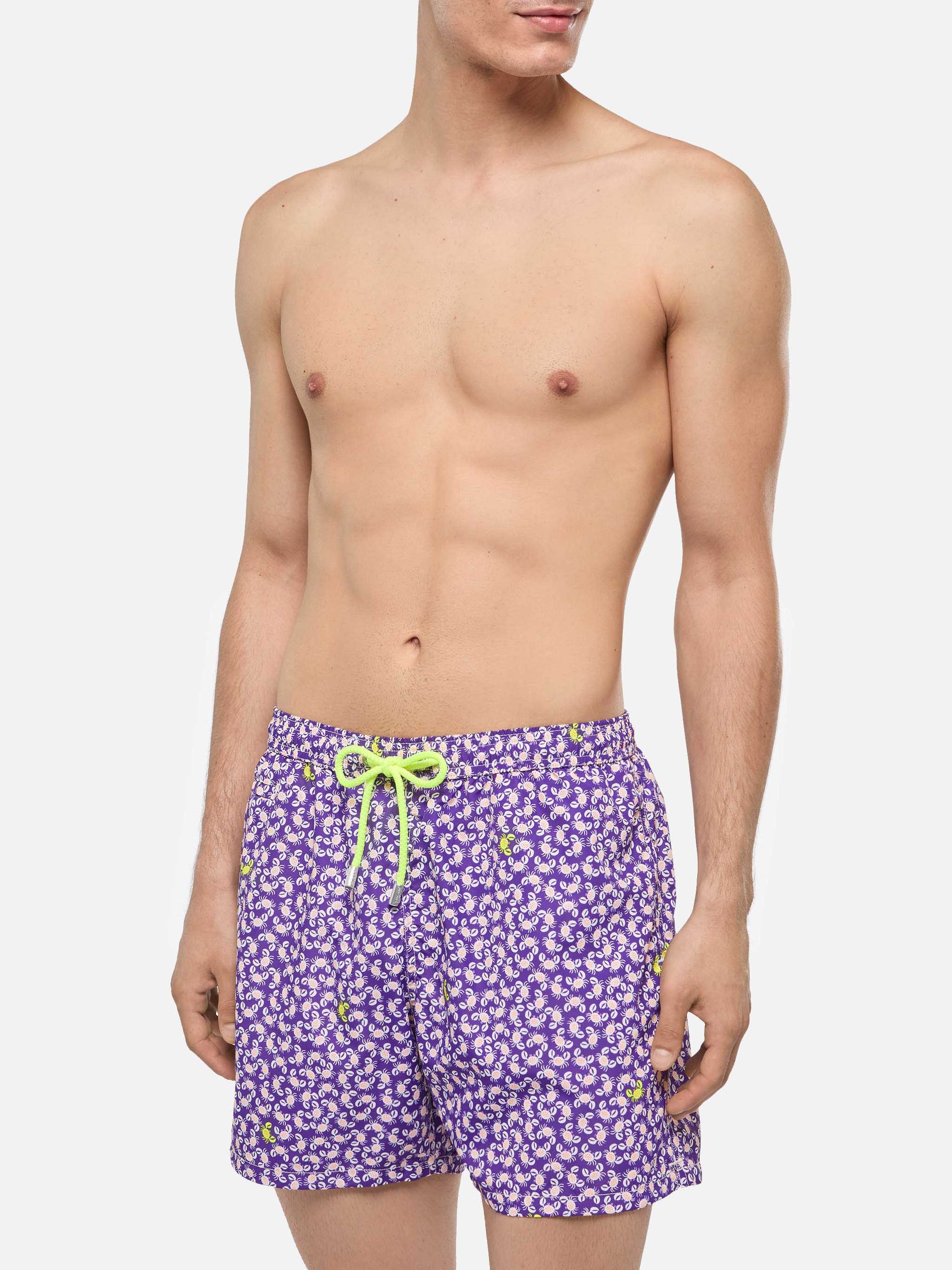 Lighting crab print swim shorts - Image 3