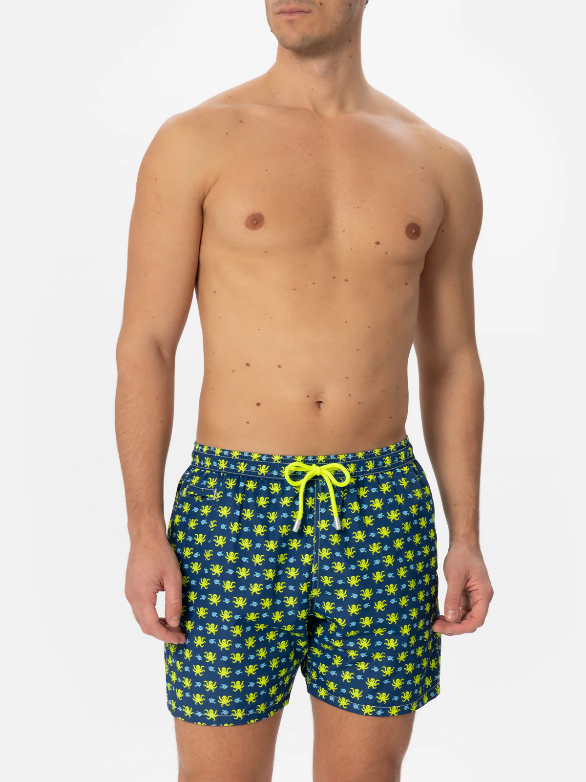 Lighting Micro Fantasy blue fish and octopus print swim shorts - Image 3