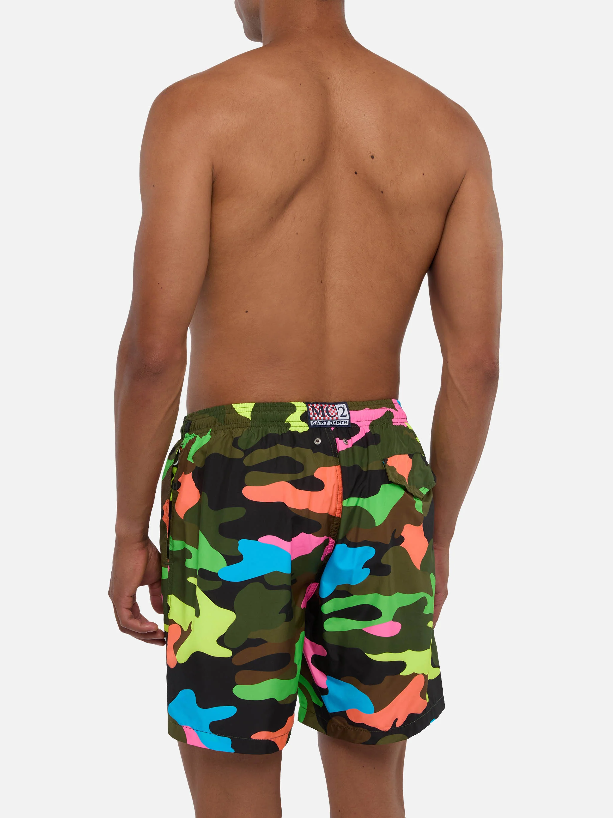 Lighting fluo camouflage swim shorts - Image 5