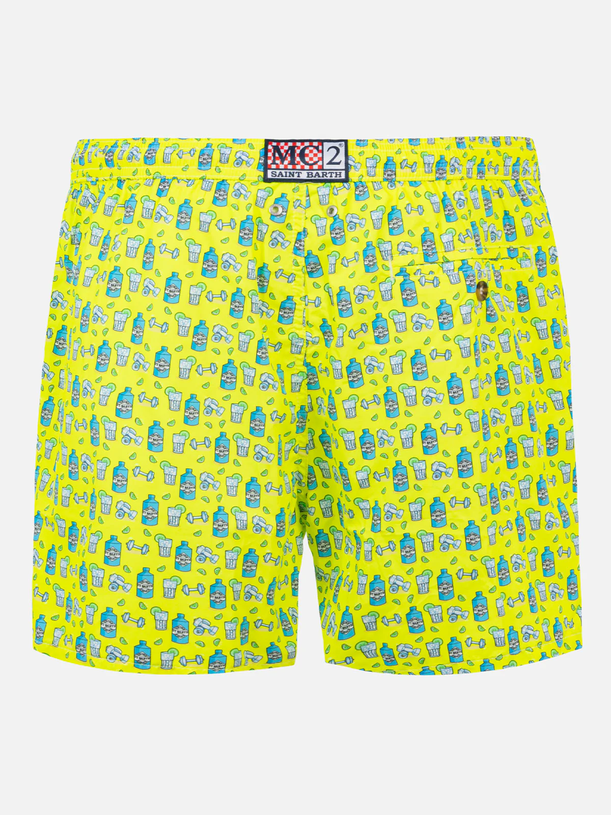Lighting gin and gym print swim shorts - Image 2
