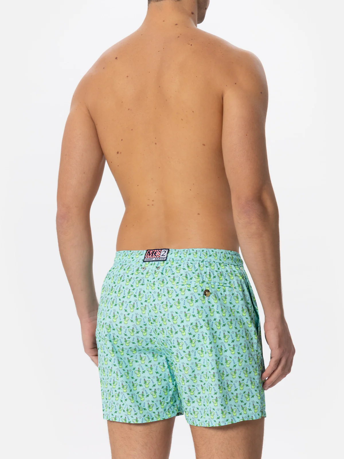 Lighting Micro Fantasy light blue Mojito print swim shorts - Image 5