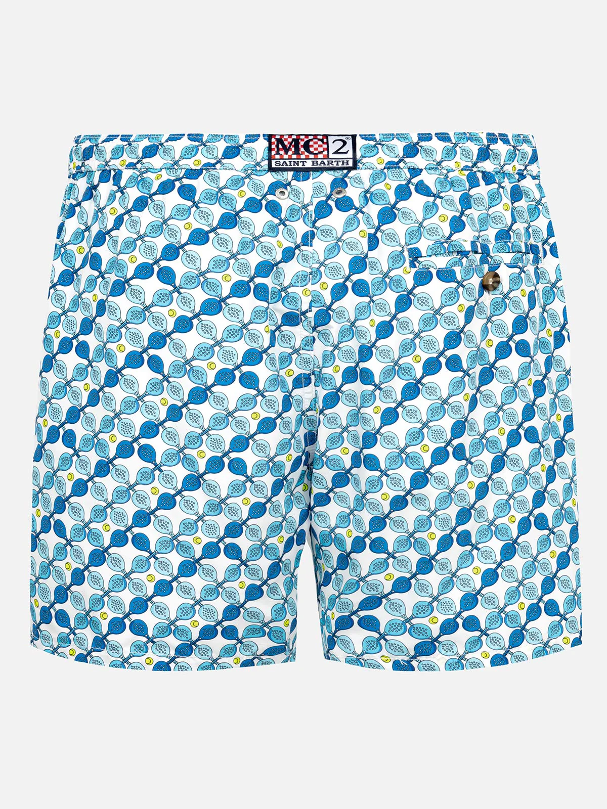 Lighting padel rackets print swim shorts - Image 2