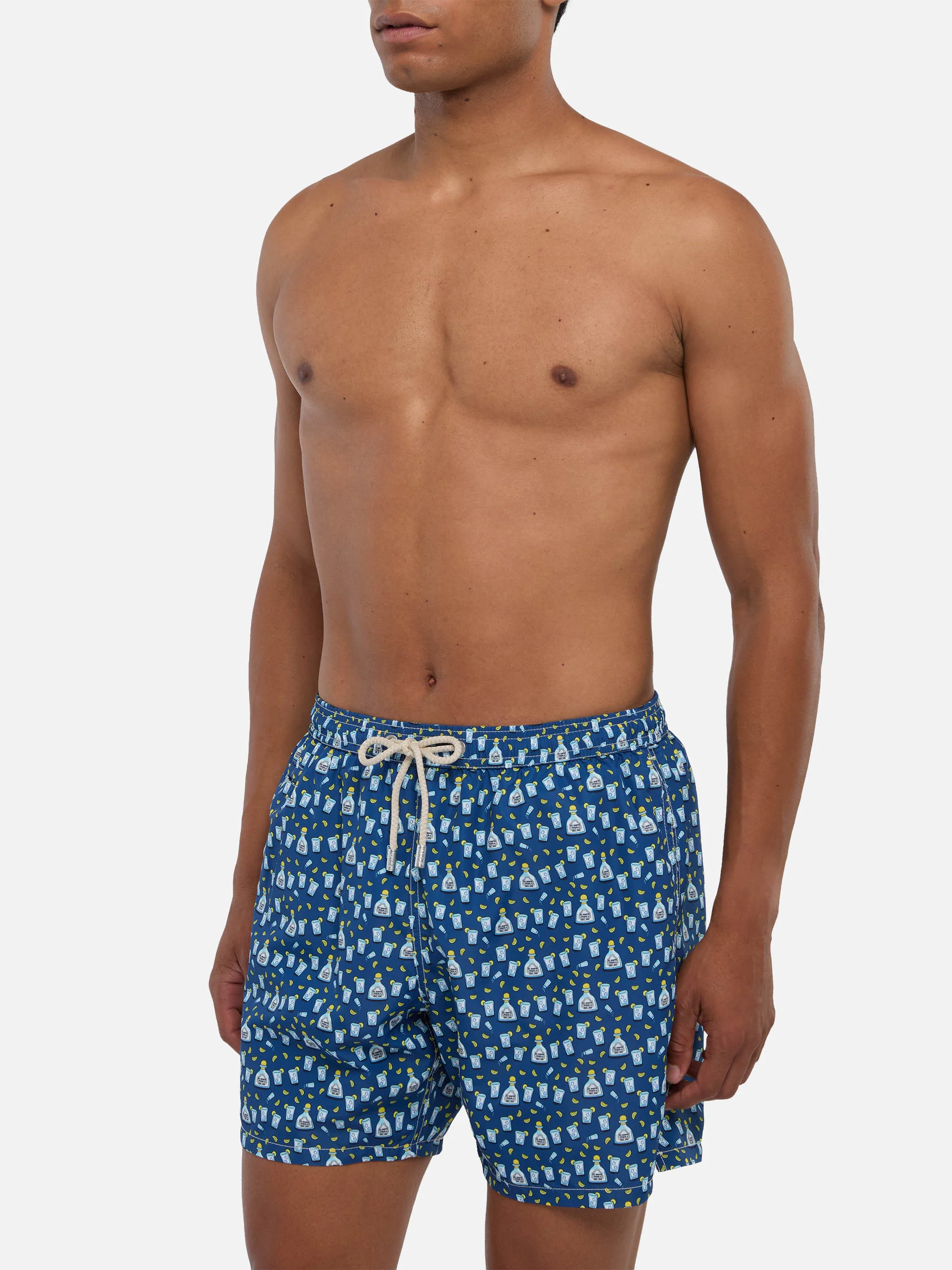 Lighting Micro Fantasy blue Tequila print swim shorts - Image 3
