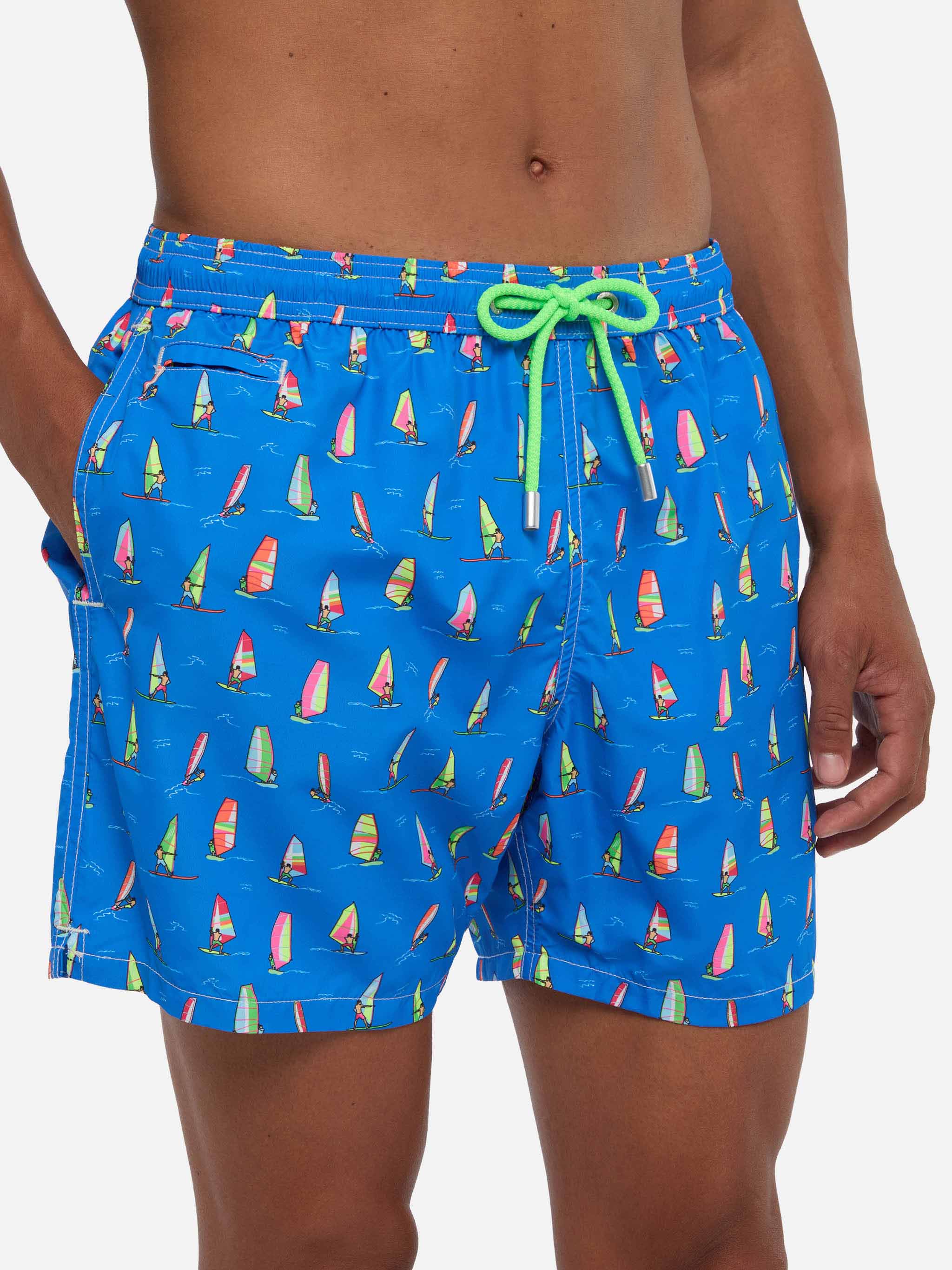 Lighting windsurf print swim shorts - Image 4
