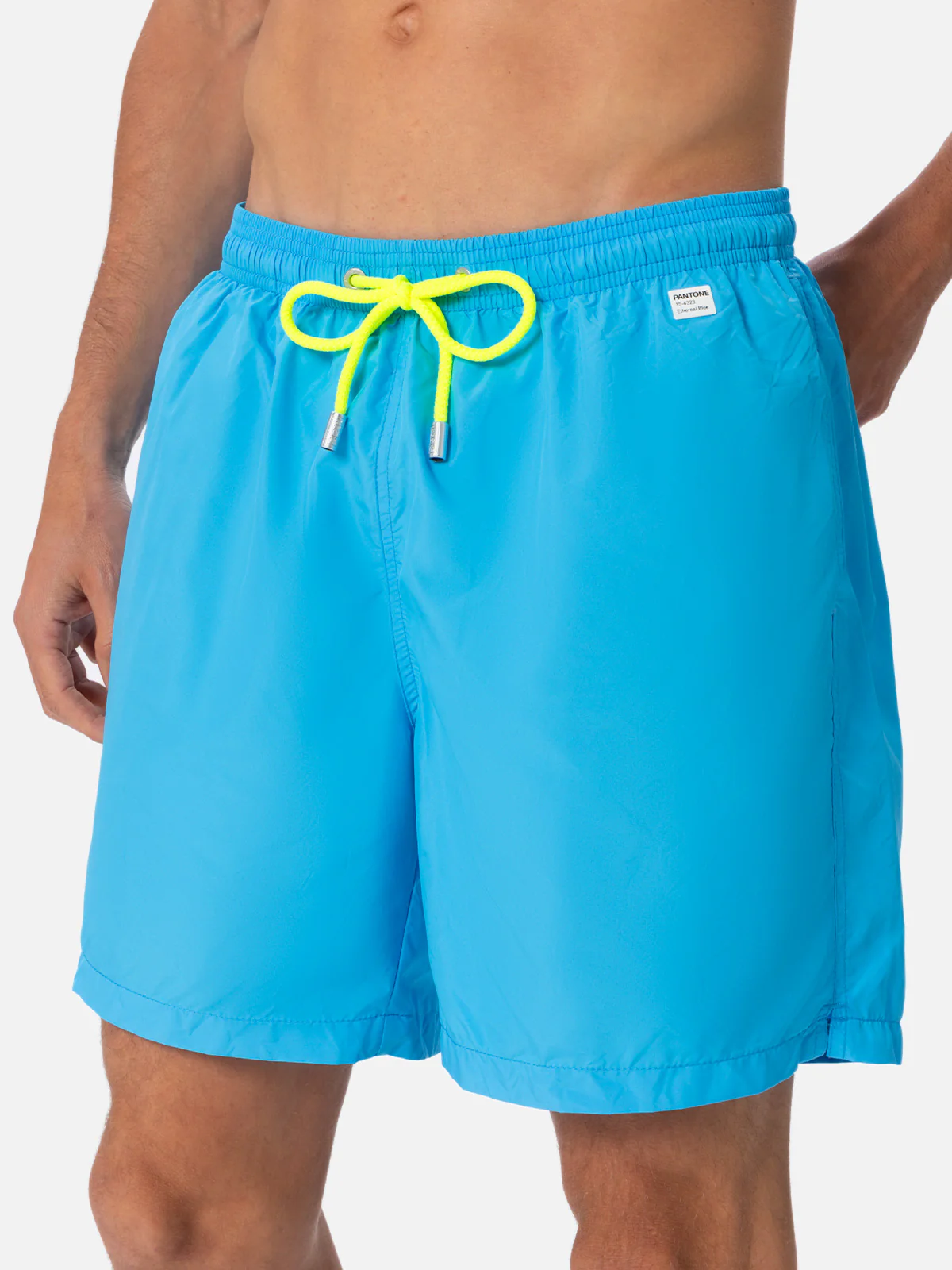 Ultralight Pantone swim shorts in aqua blue | Special Edition - Image 3
