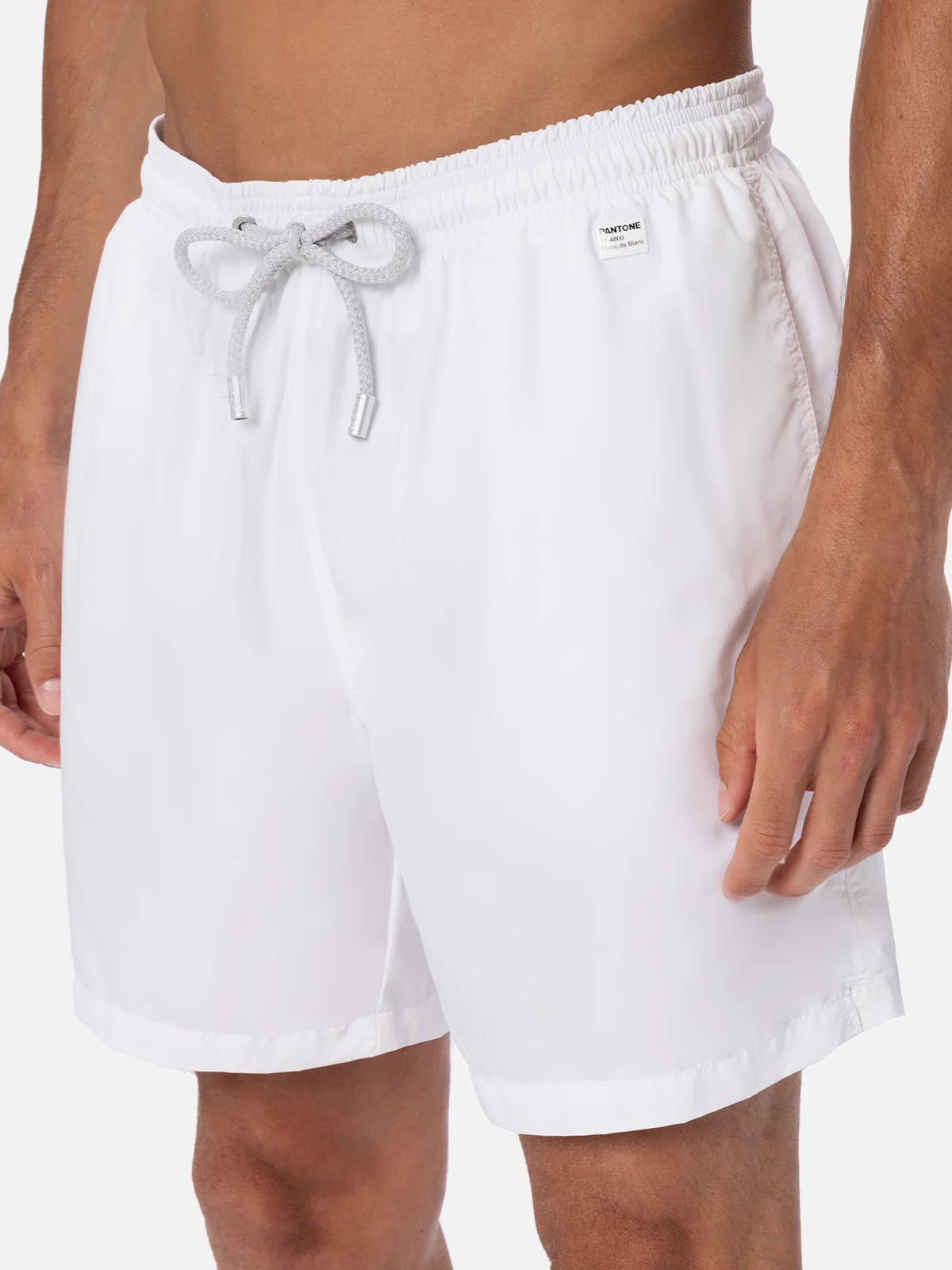 Lighting Pantone white swim shorts in stretch technical fabric | Special Edition - Image 4