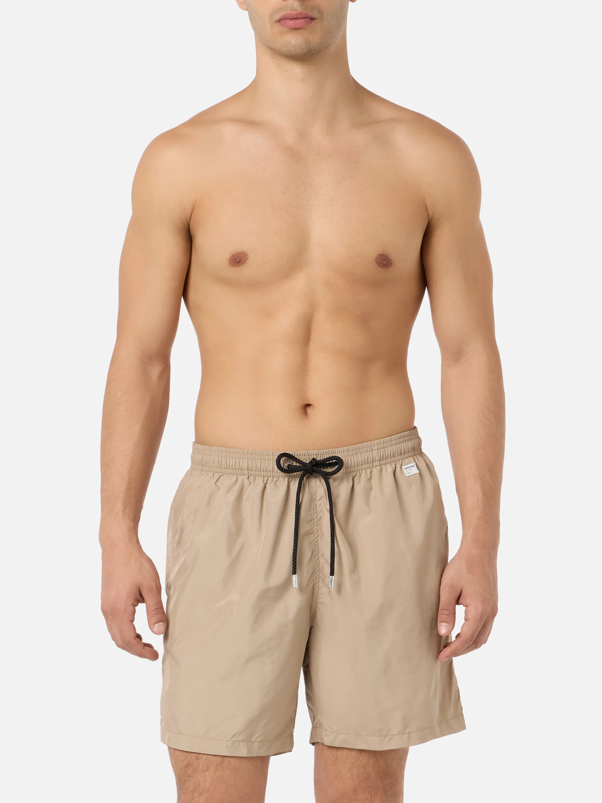 Ultralight Pantone swim shorts in beige | PANTONE® SPECIAL EDITION - Image 3