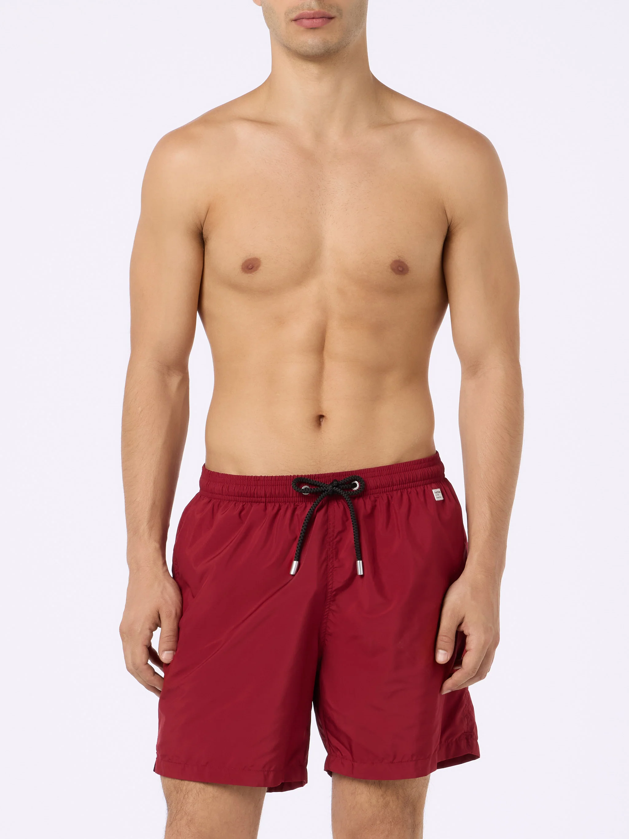Lighting Pantone burgundy swim shorts in stretch technical fabric | Special Edition - Image 3