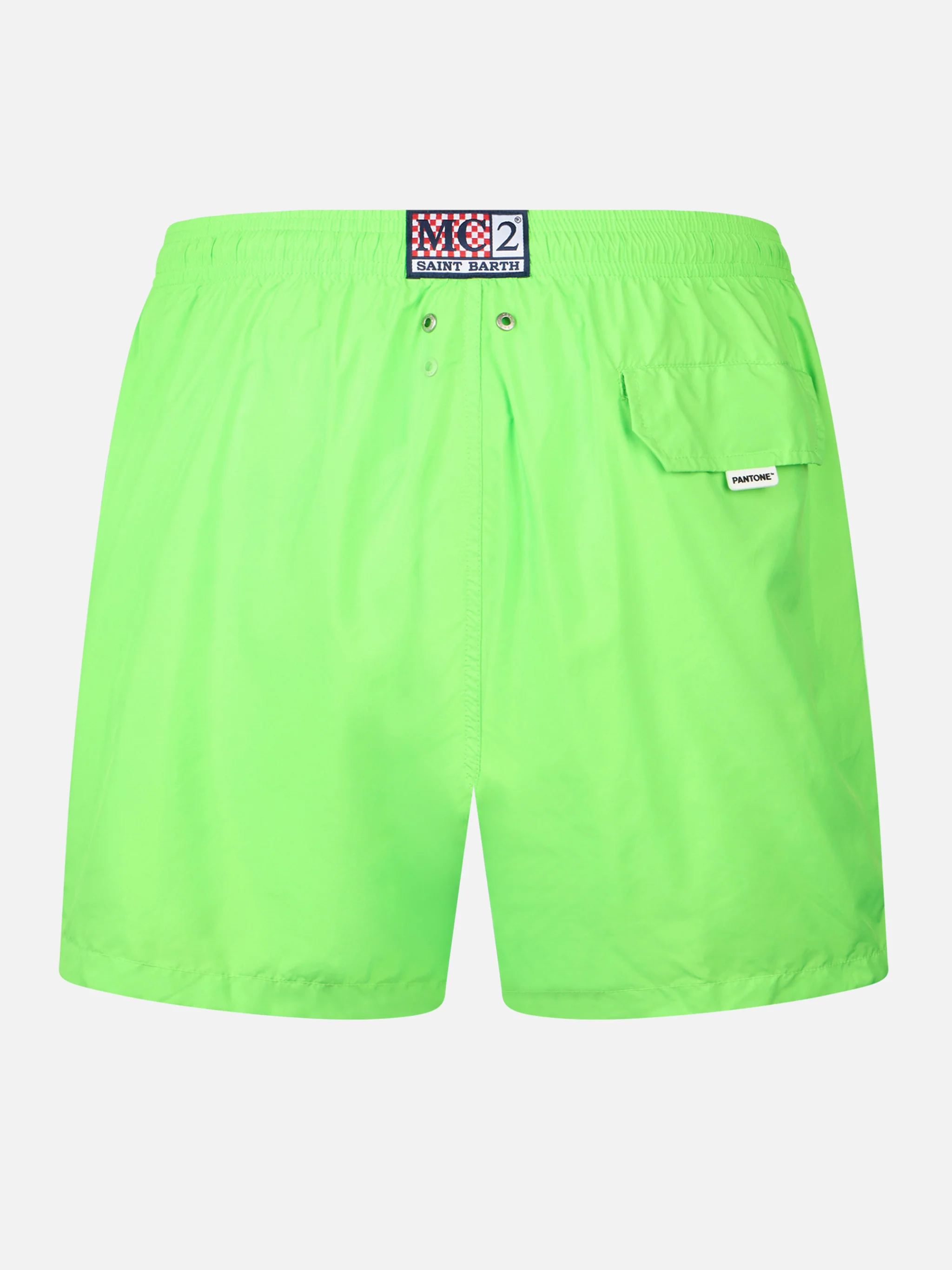 Ultralight Pantone fluo green swim shorts | Special Edition - Image 2