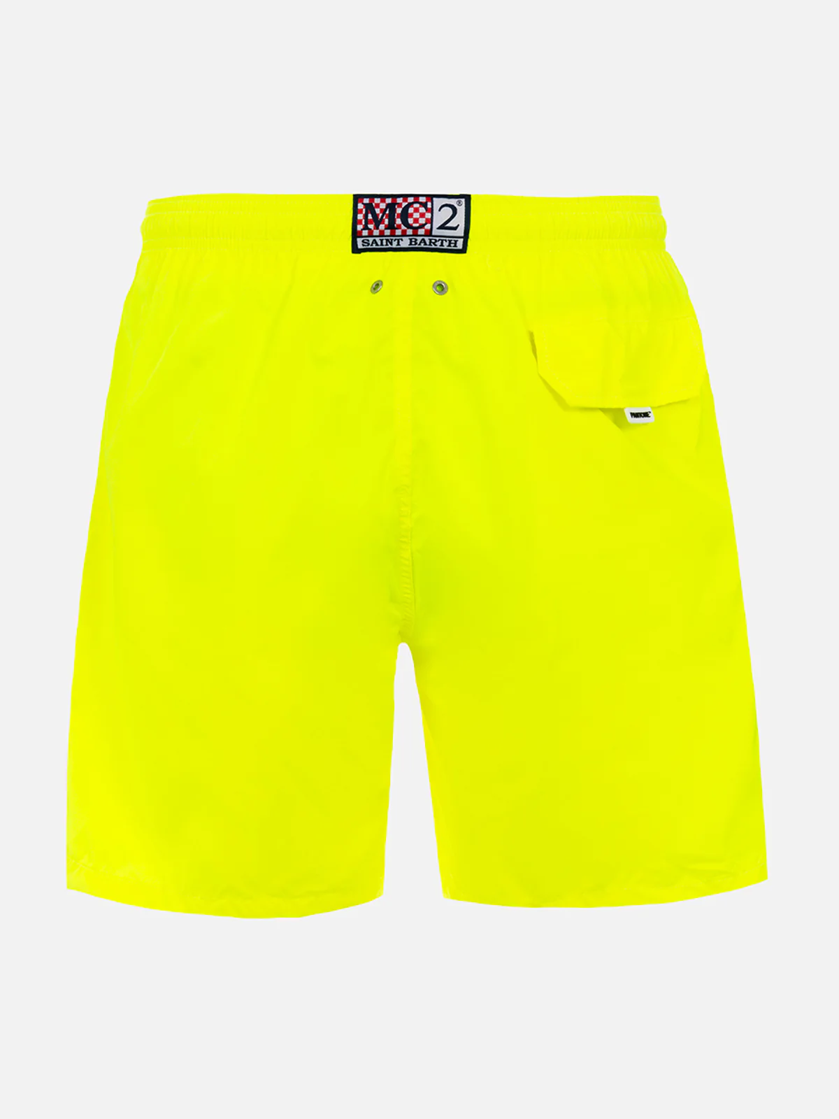 Lighting Pantone fluo yellow swim shorts in stretch technical fabric | Special Edition - Image 2