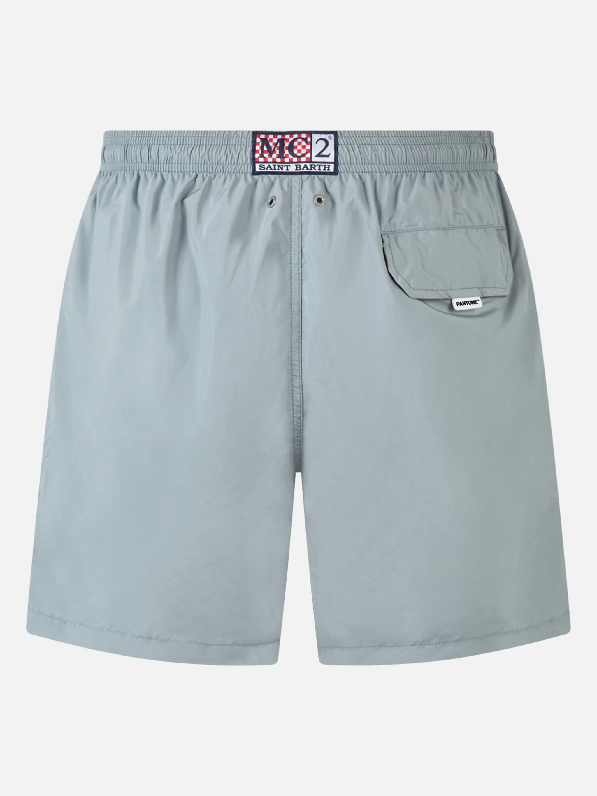 Lighting Pantone grey swim shorts in stretch technical fabric | Special Edition - Image 2