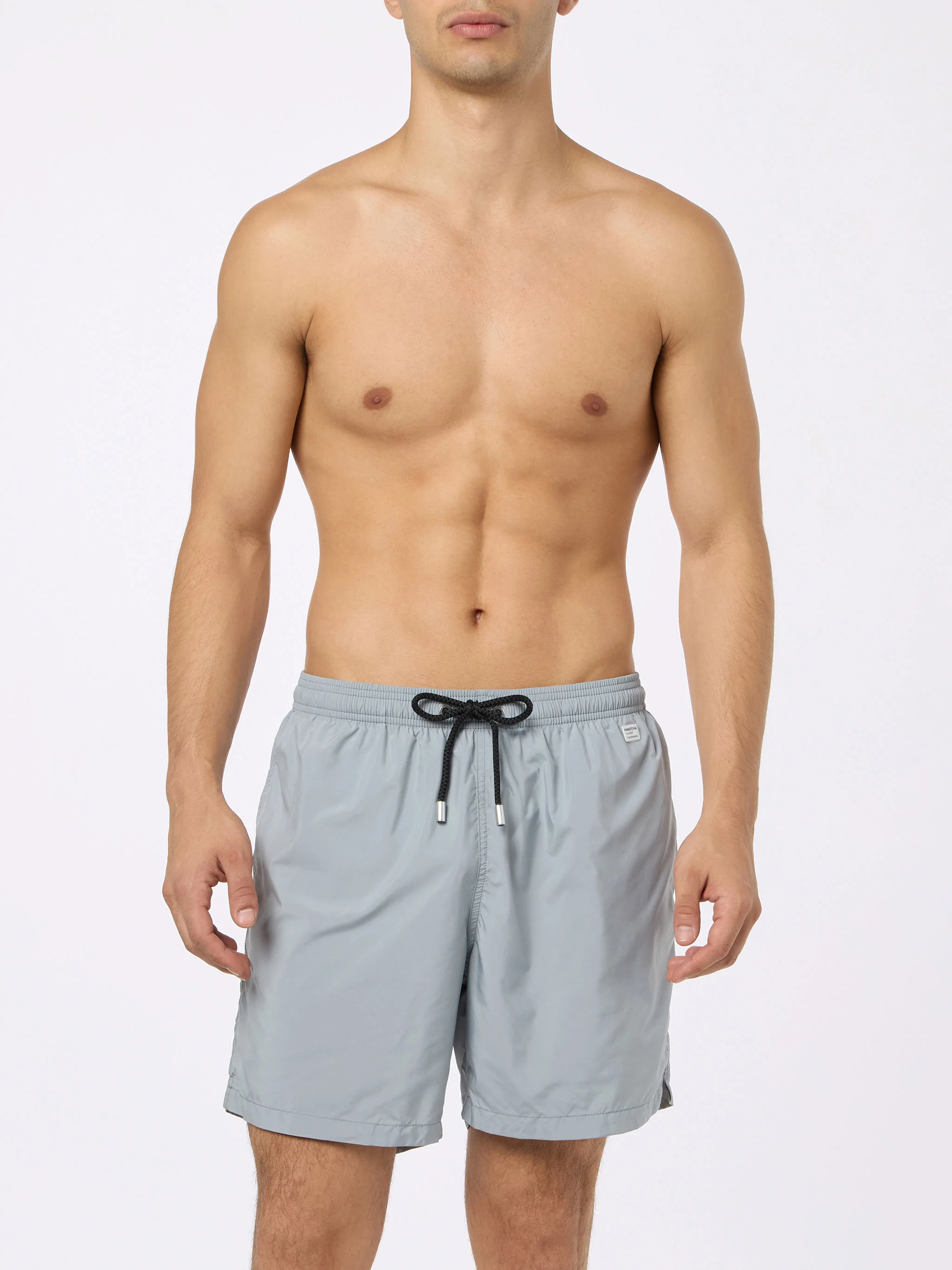 Lighting Pantone grey swim shorts in stretch technical fabric | Special Edition - Image 3