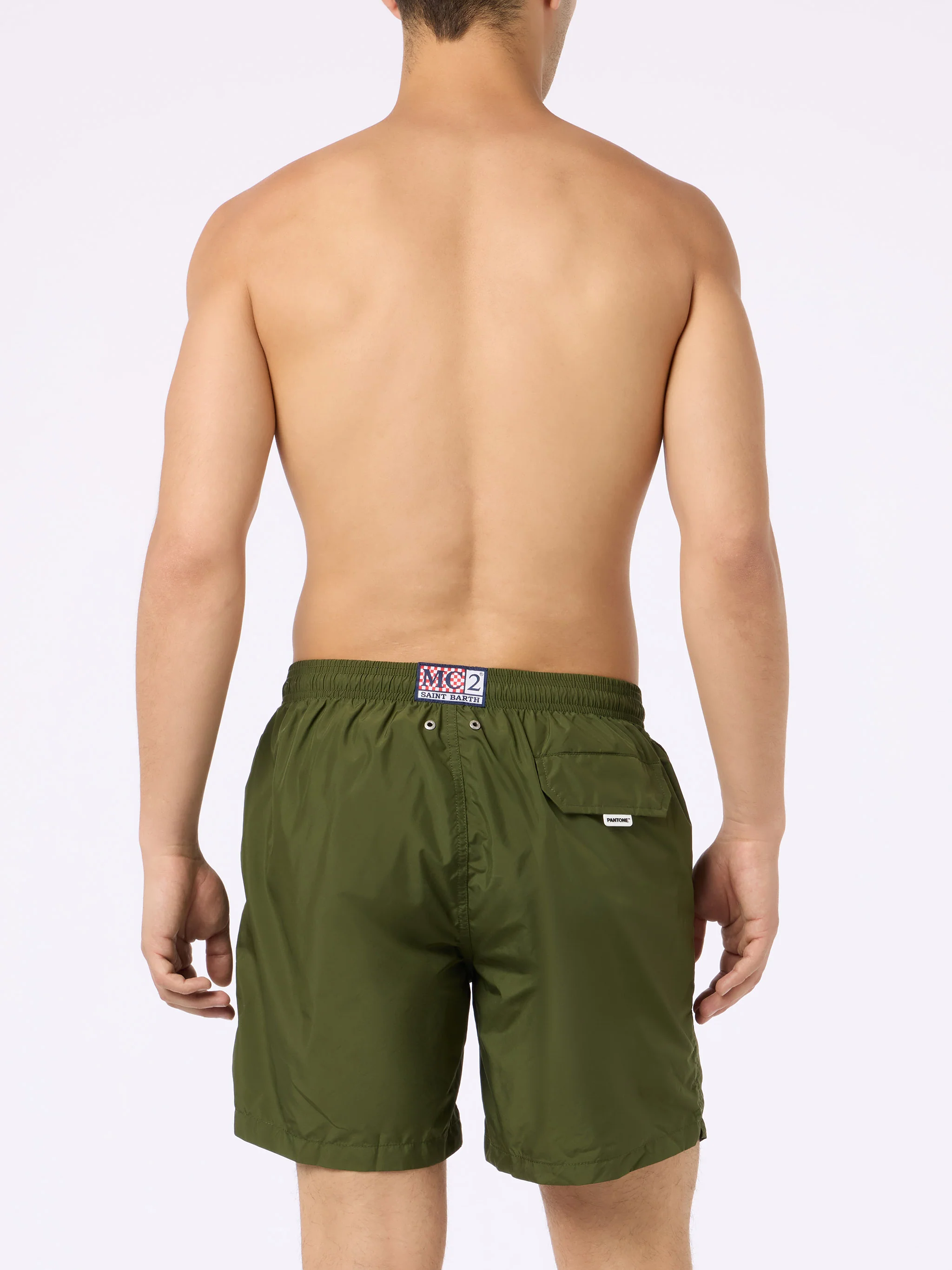 Lighting Pantone military green swim shorts | Special Edition - Image 4