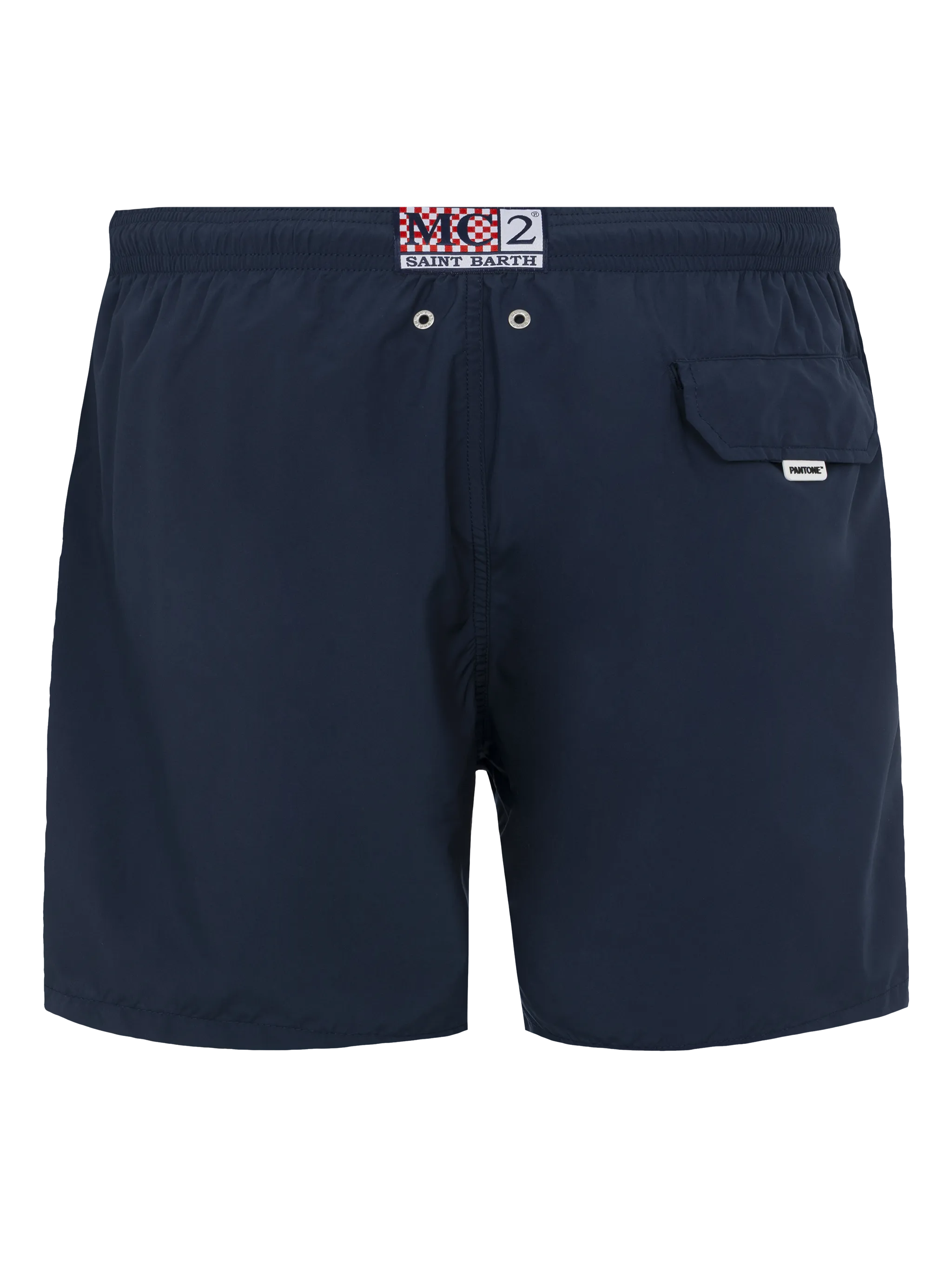 Lighting Pantone navy blue swim shorts in stretch technical fabric | Special Edition - Image 2