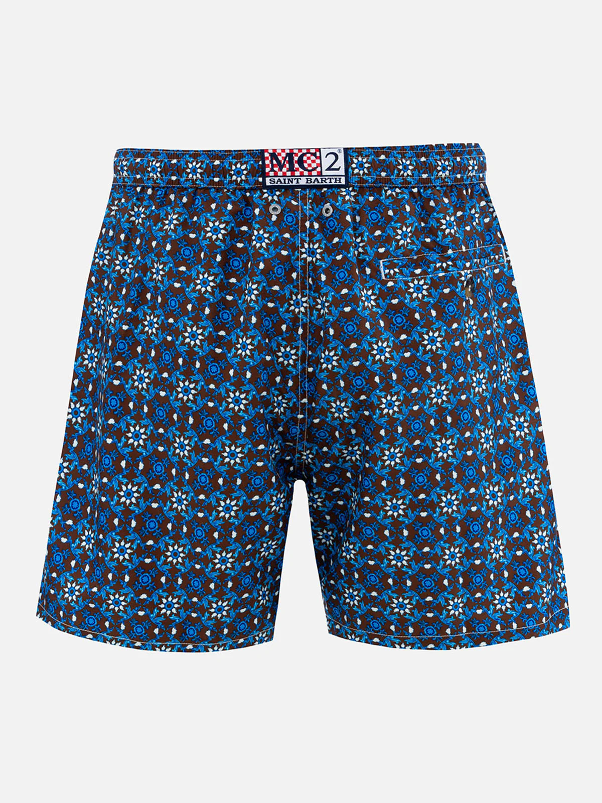 Lighting majolica print swim shorts - Image 2