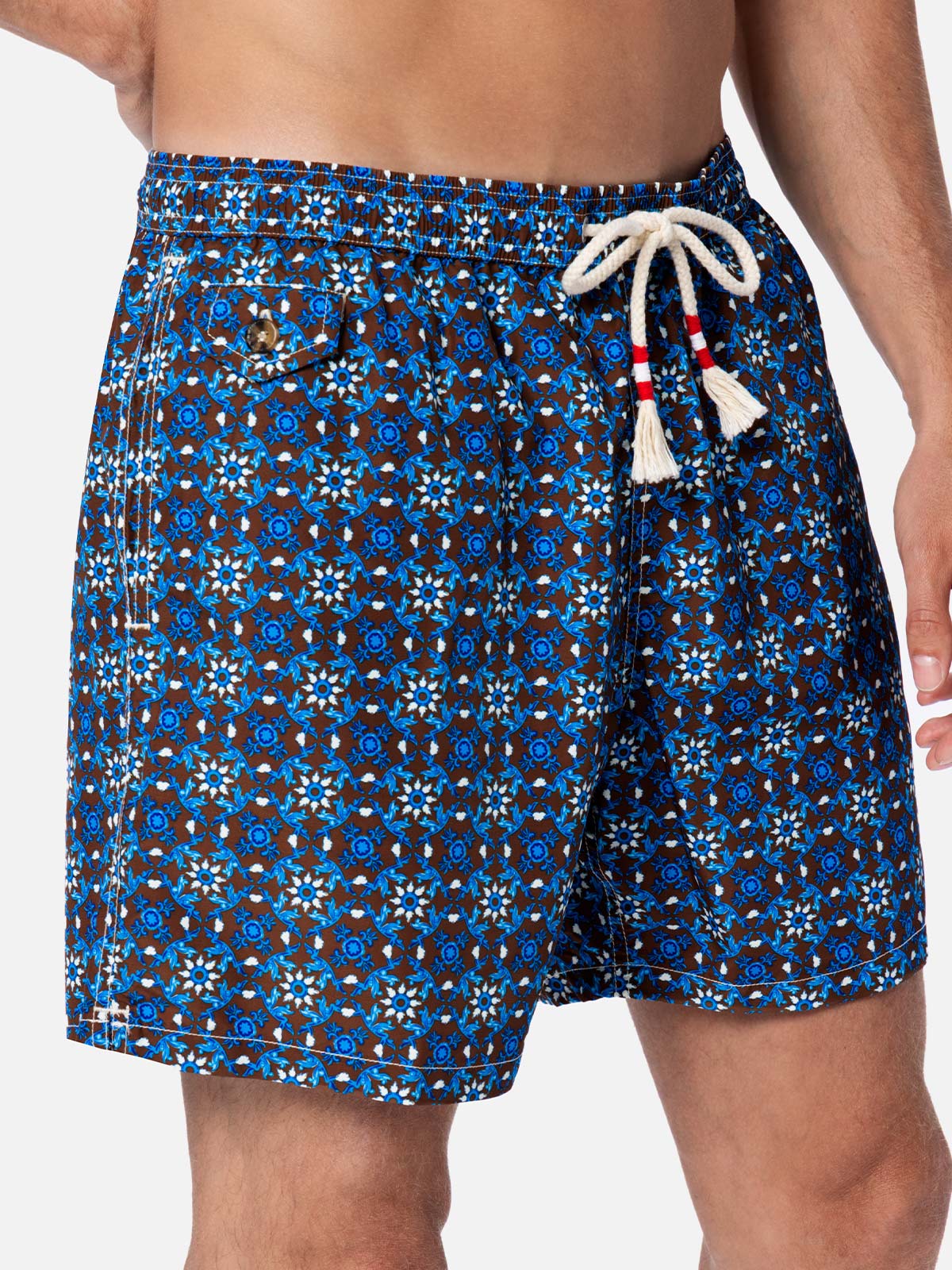 Lighting majolica print swim shorts - Image 4