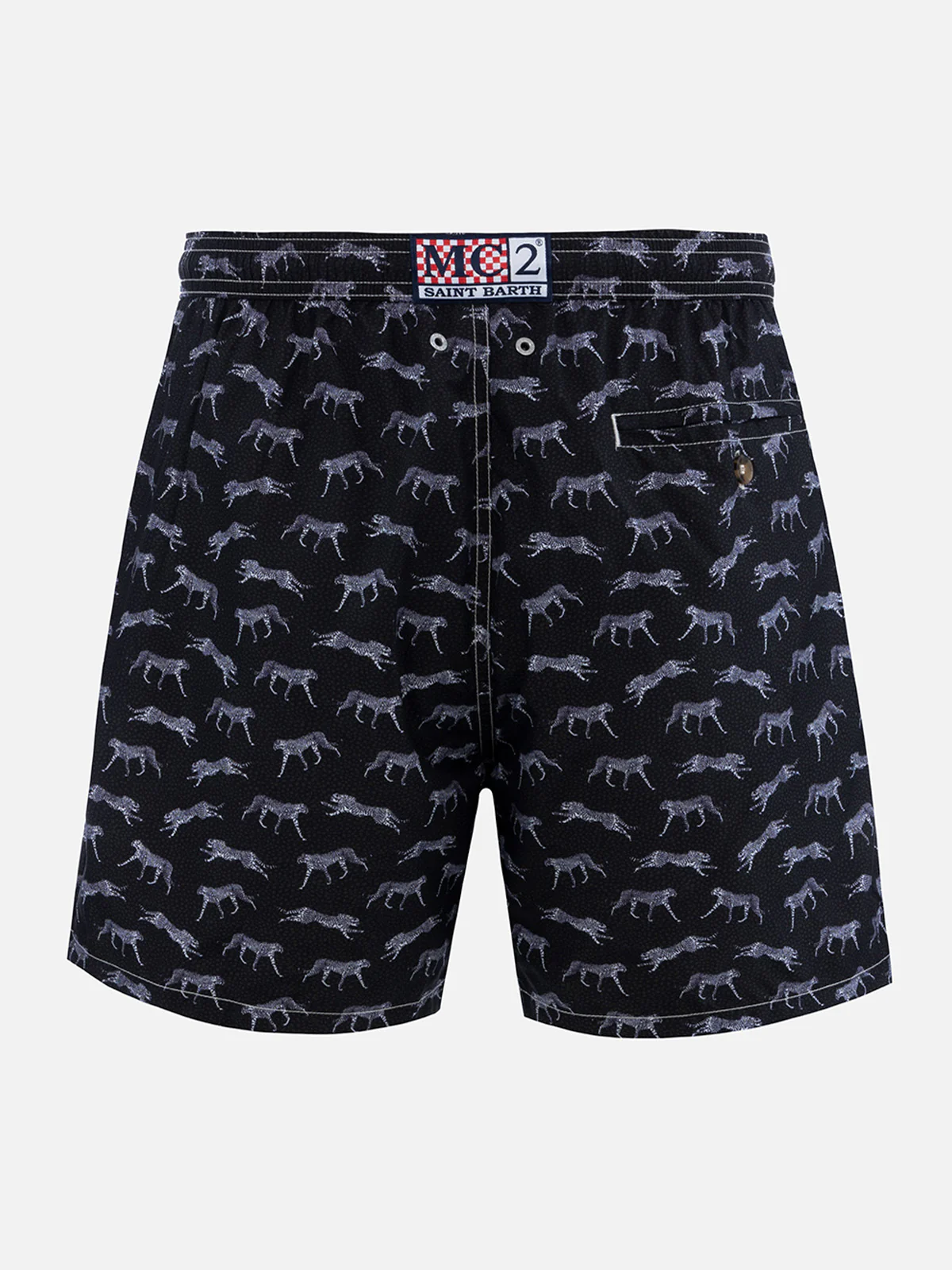 Lighting cheetah print swim shorts - Image 2
