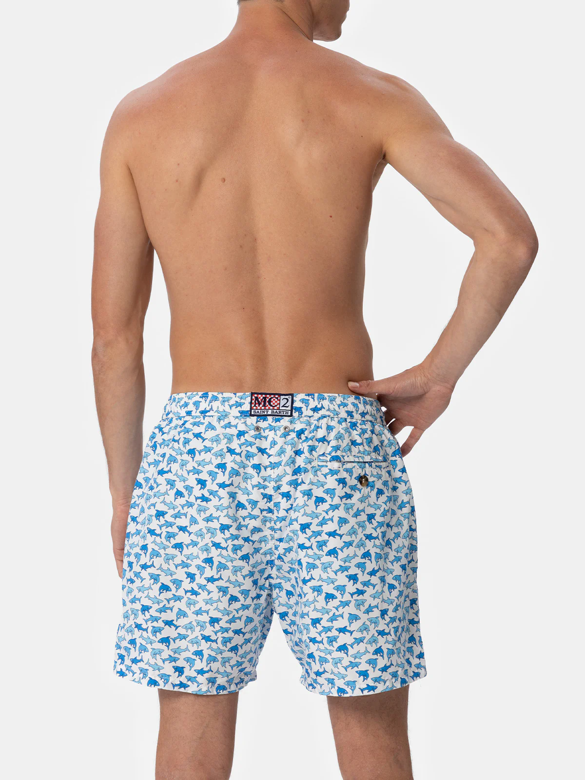 Lighting sharks print swim shorts - Image 5