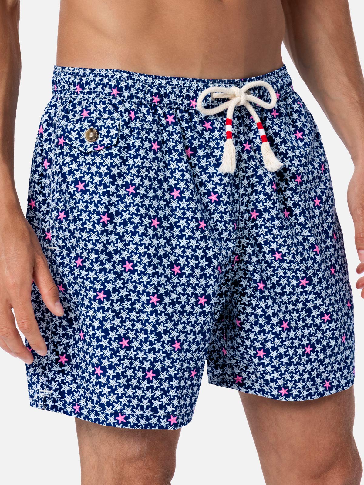 Lighting starfish print swim shorts - Image 4