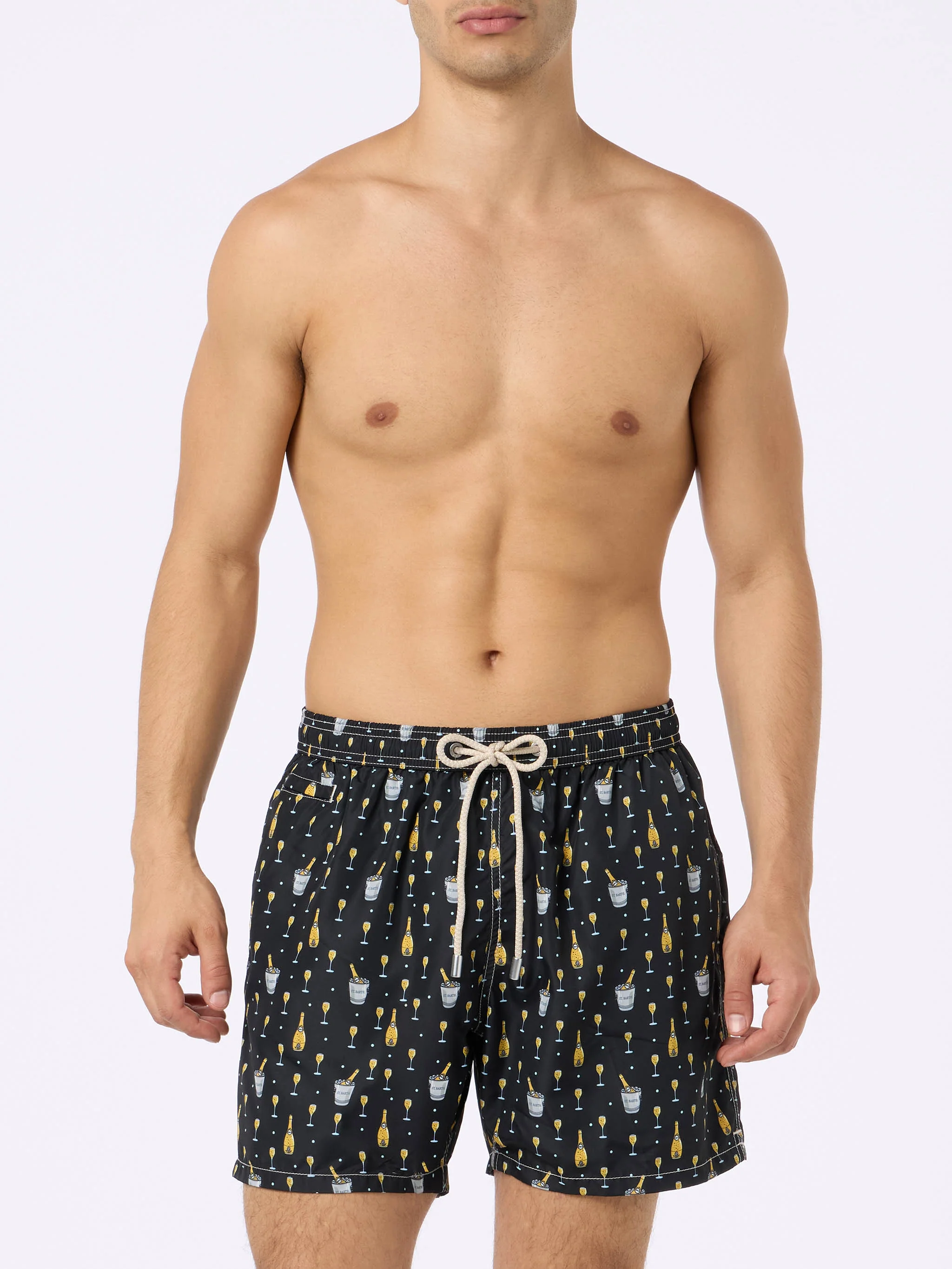 Lighting Micro Fantasy black bubbles print swim shorts - Image 3