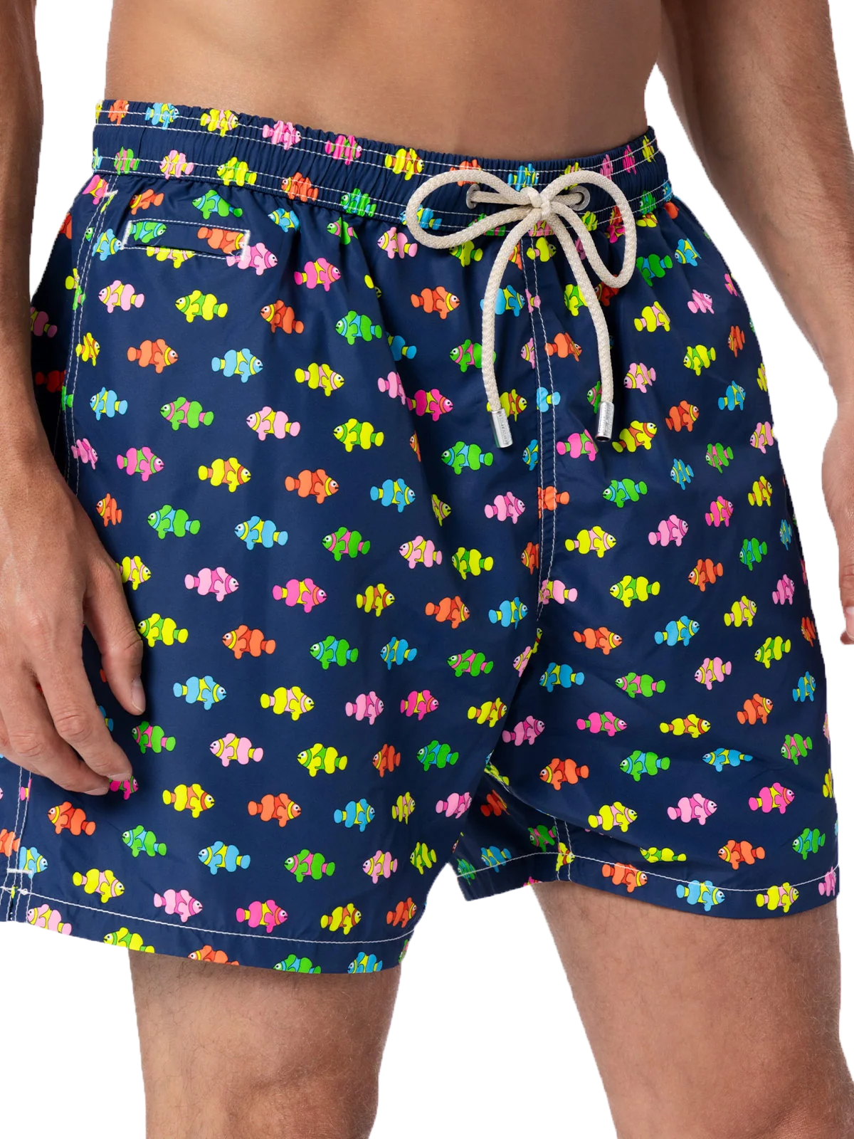 Lighting Micro Fantasy blue clownfish print swim shorts - Image 4