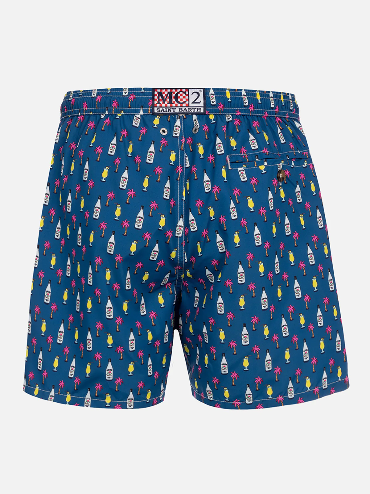 Lighting Micro Fantasy blue cocktail print swim shorts - Image 2