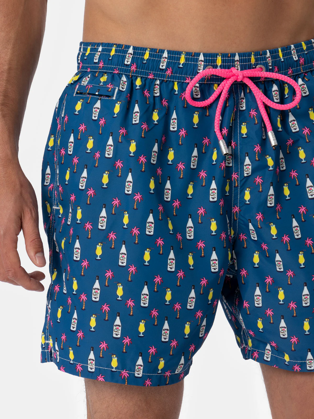 Lighting Micro Fantasy blue cocktail print swim shorts - Image 3