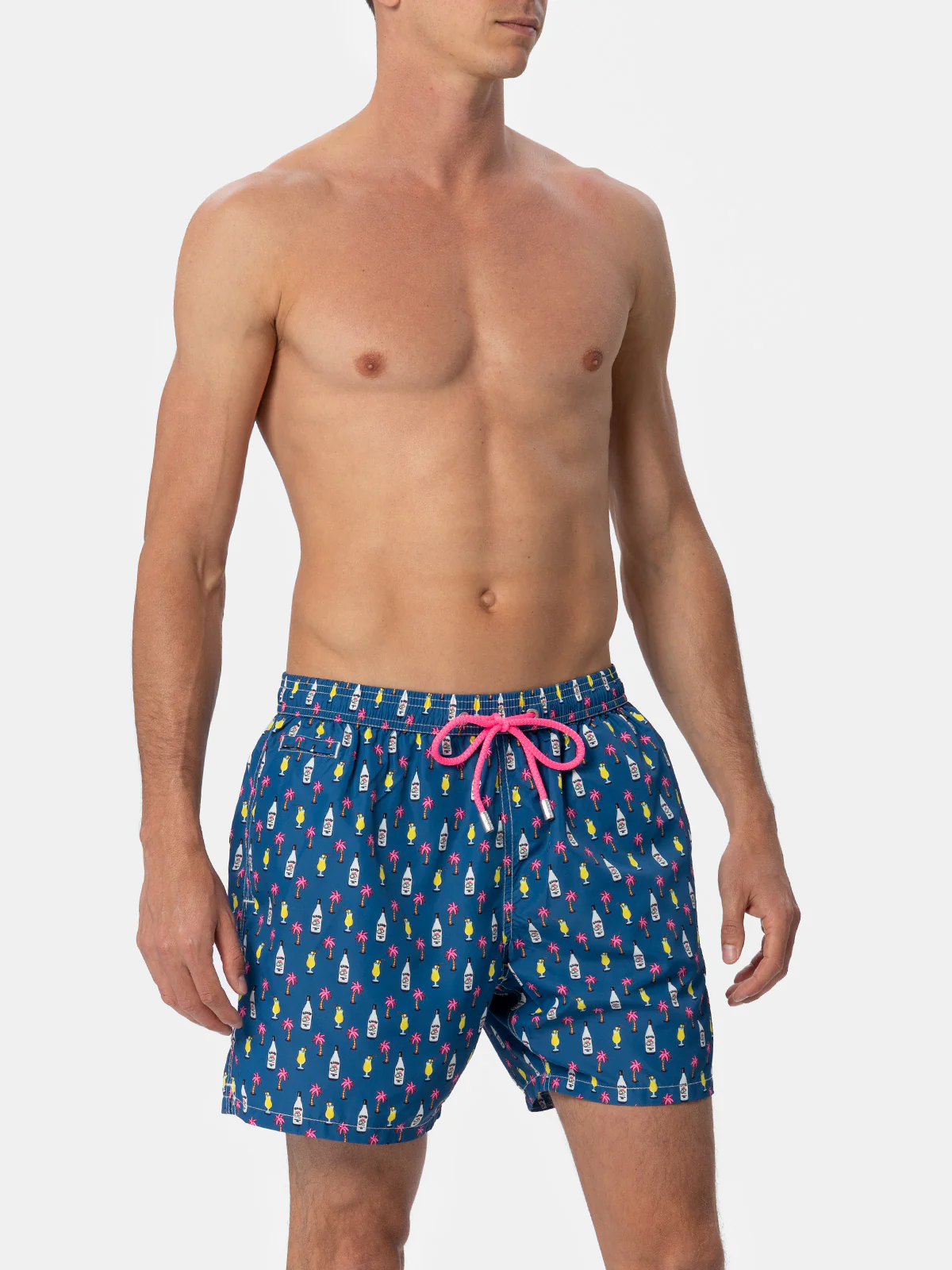 Lighting Micro Fantasy blue cocktail print swim shorts - Image 4