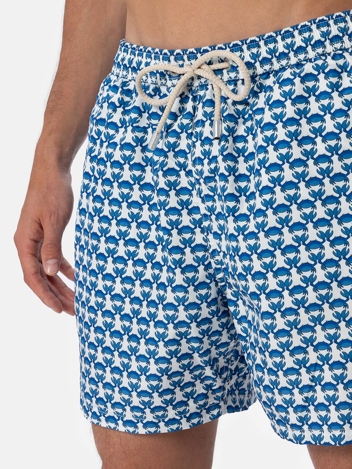 Lighting Micro Fantasy white crab print swim shorts - Image 3