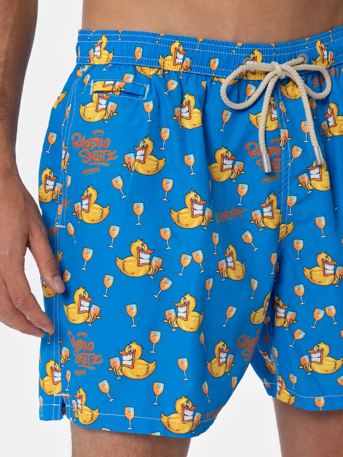Lighting Micro Fantasy Cryptopuppets ducky print swim shorts | Special Edition - Image 3