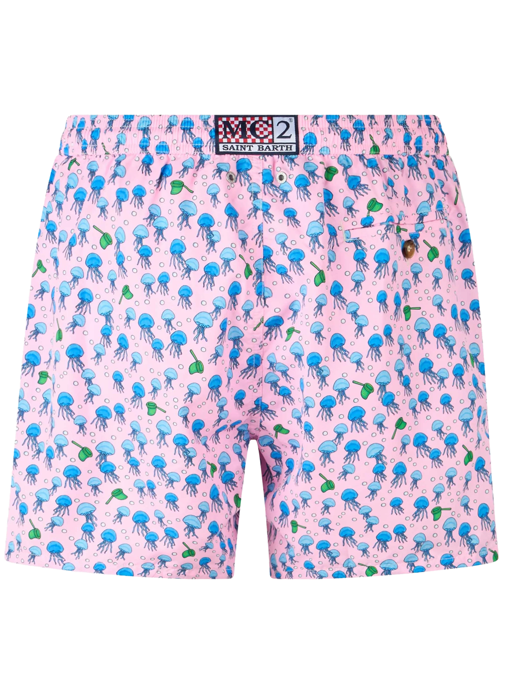 Lighting Micro Fantasy light blue jellyfish print swim shorts - Image 2