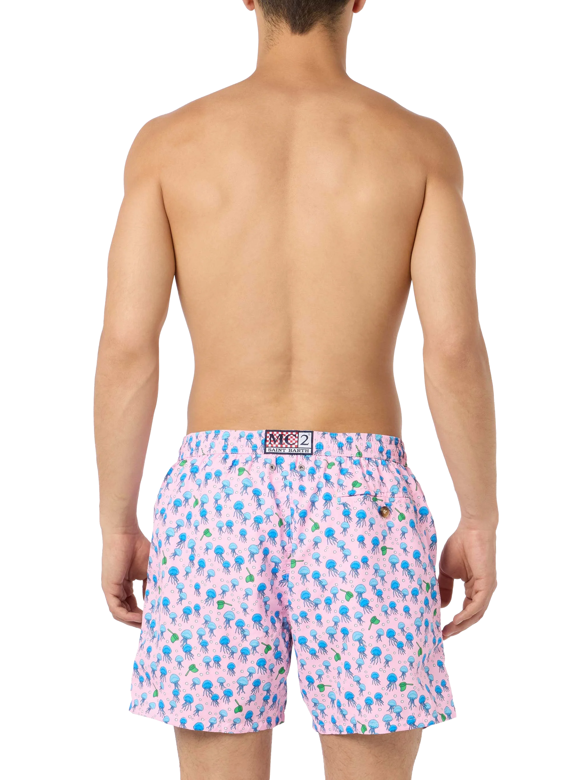 Lighting Micro Fantasy light blue jellyfish print swim shorts - Image 4