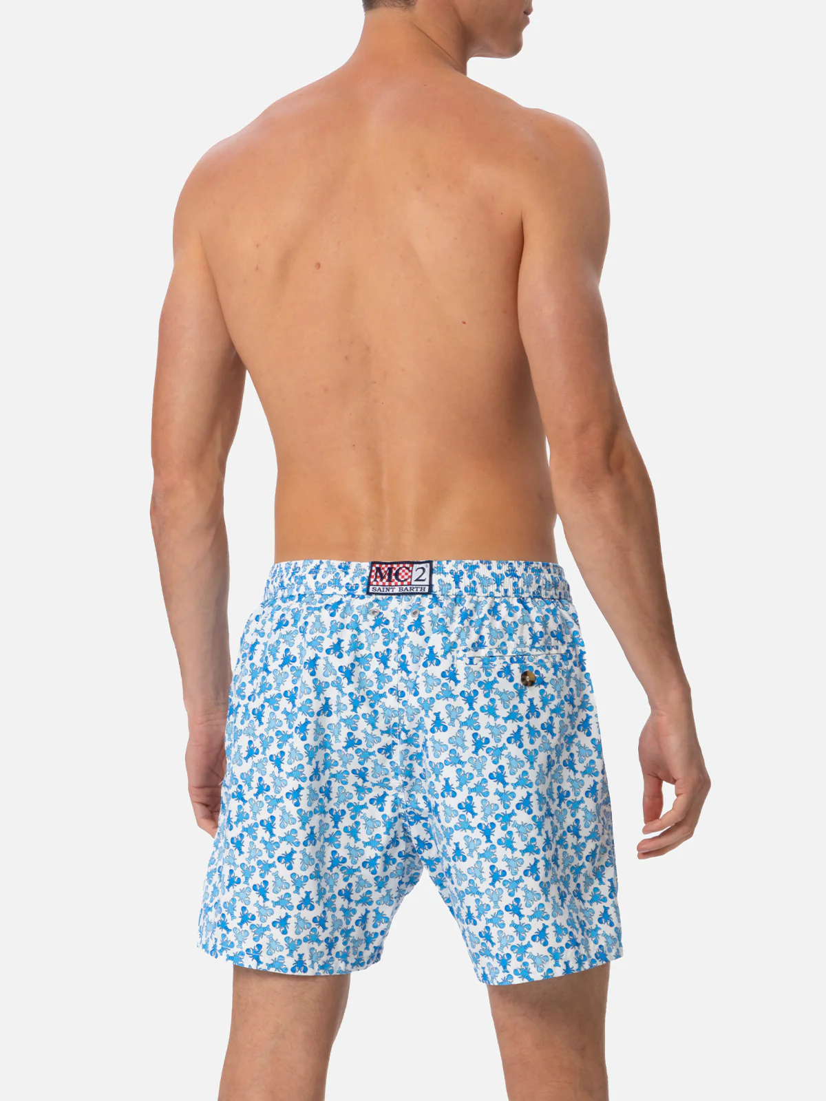 Lighting Micro Fantasy white lobster print swim shorts - Image 5