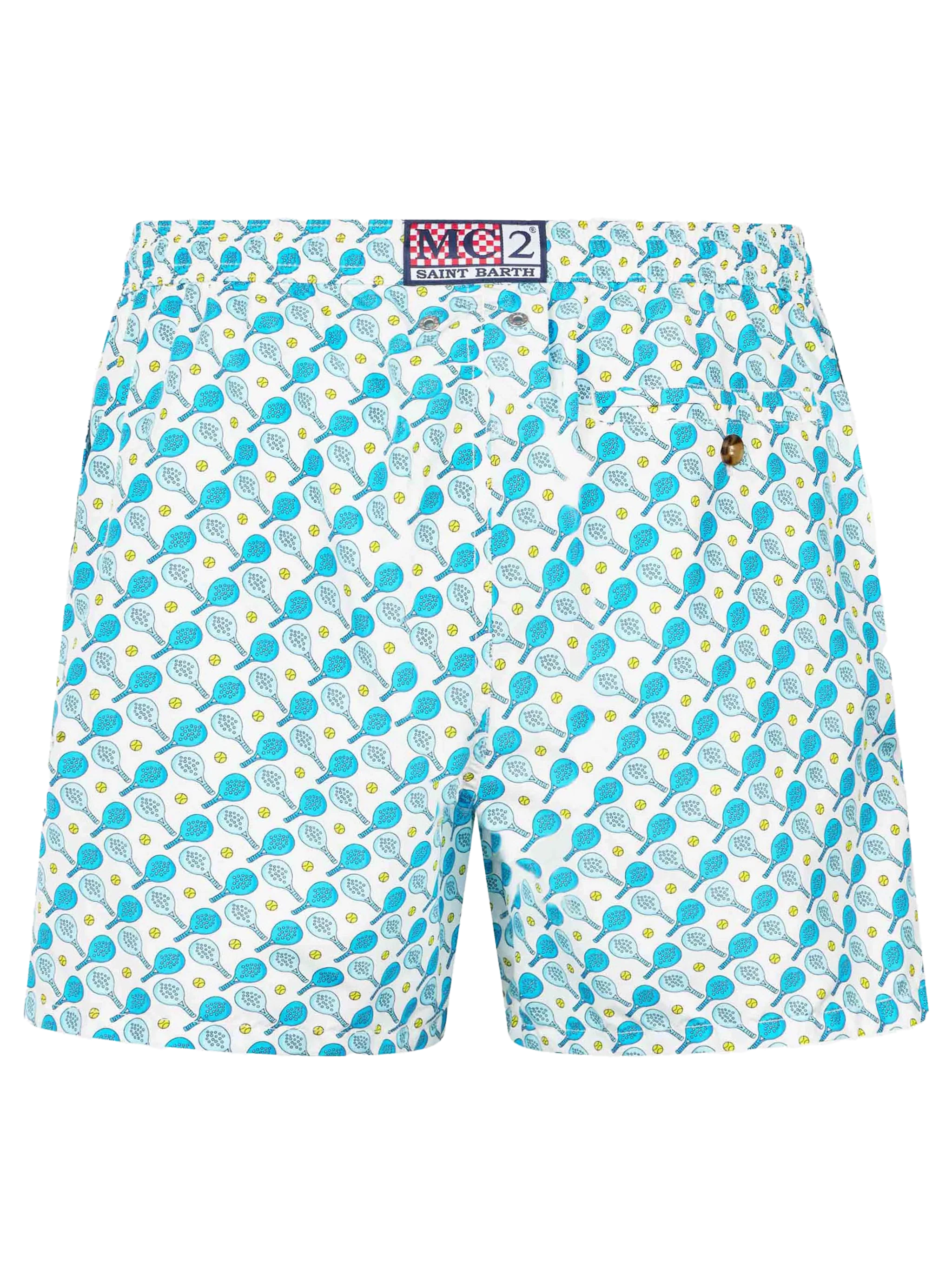 Lighting Micro Fantasy white padel print swim shorts - Image 2
