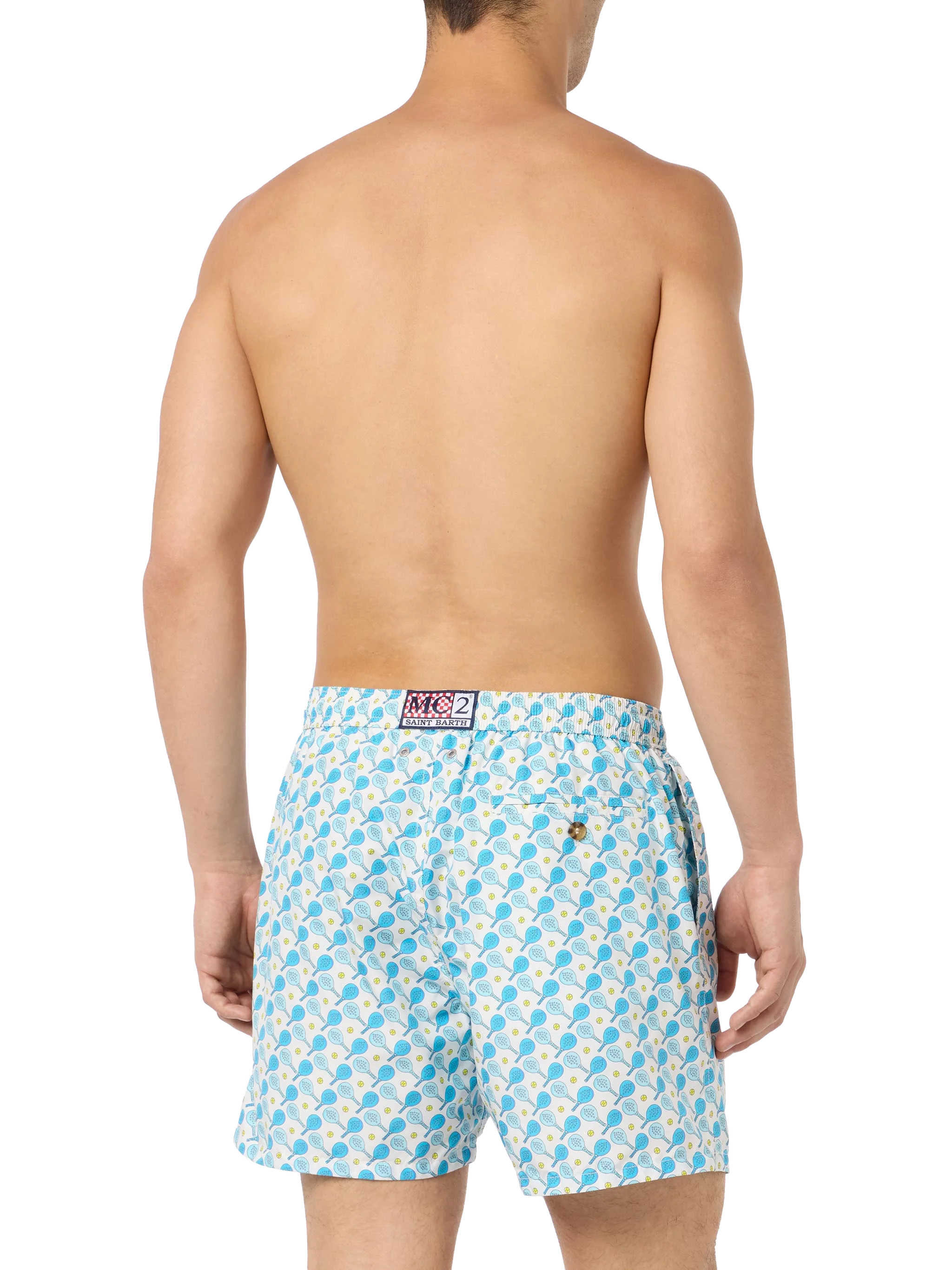 Lighting Micro Fantasy white padel print swim shorts - Image 4