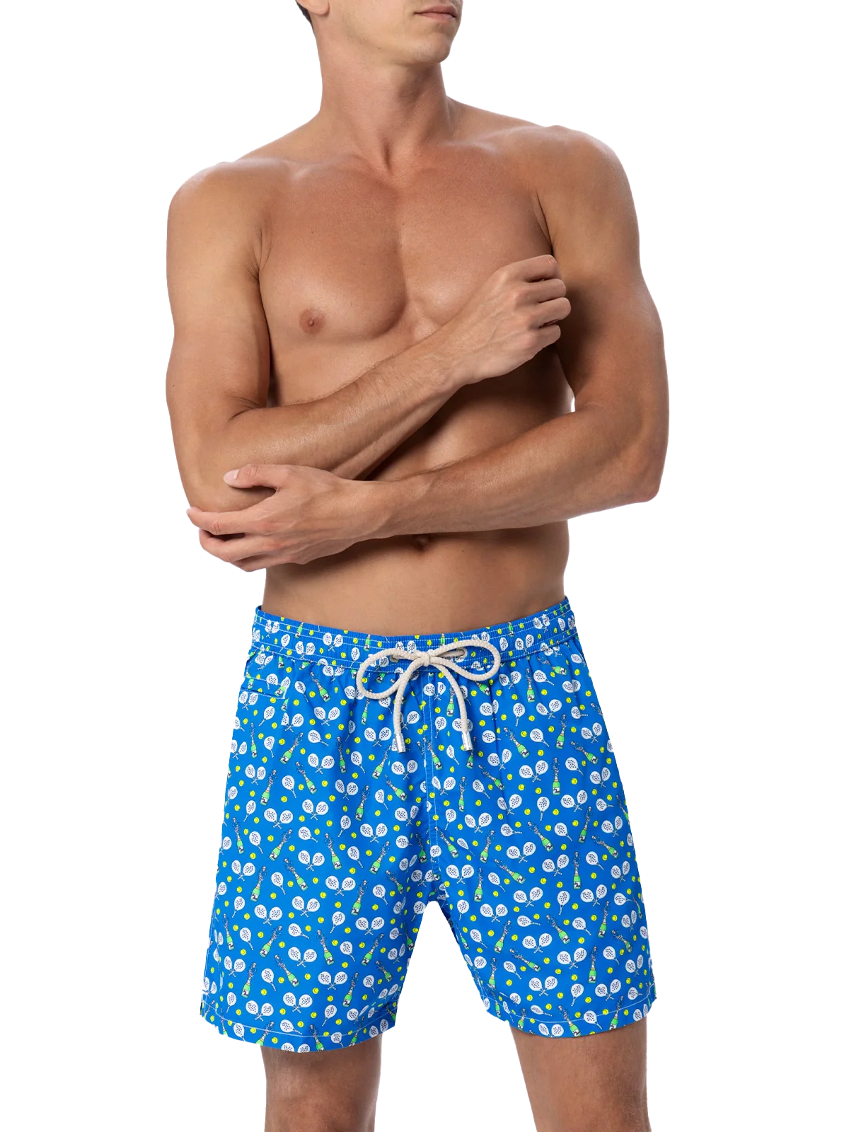 Lighting Micro Fantasy green padel print swim shorts - Image 3