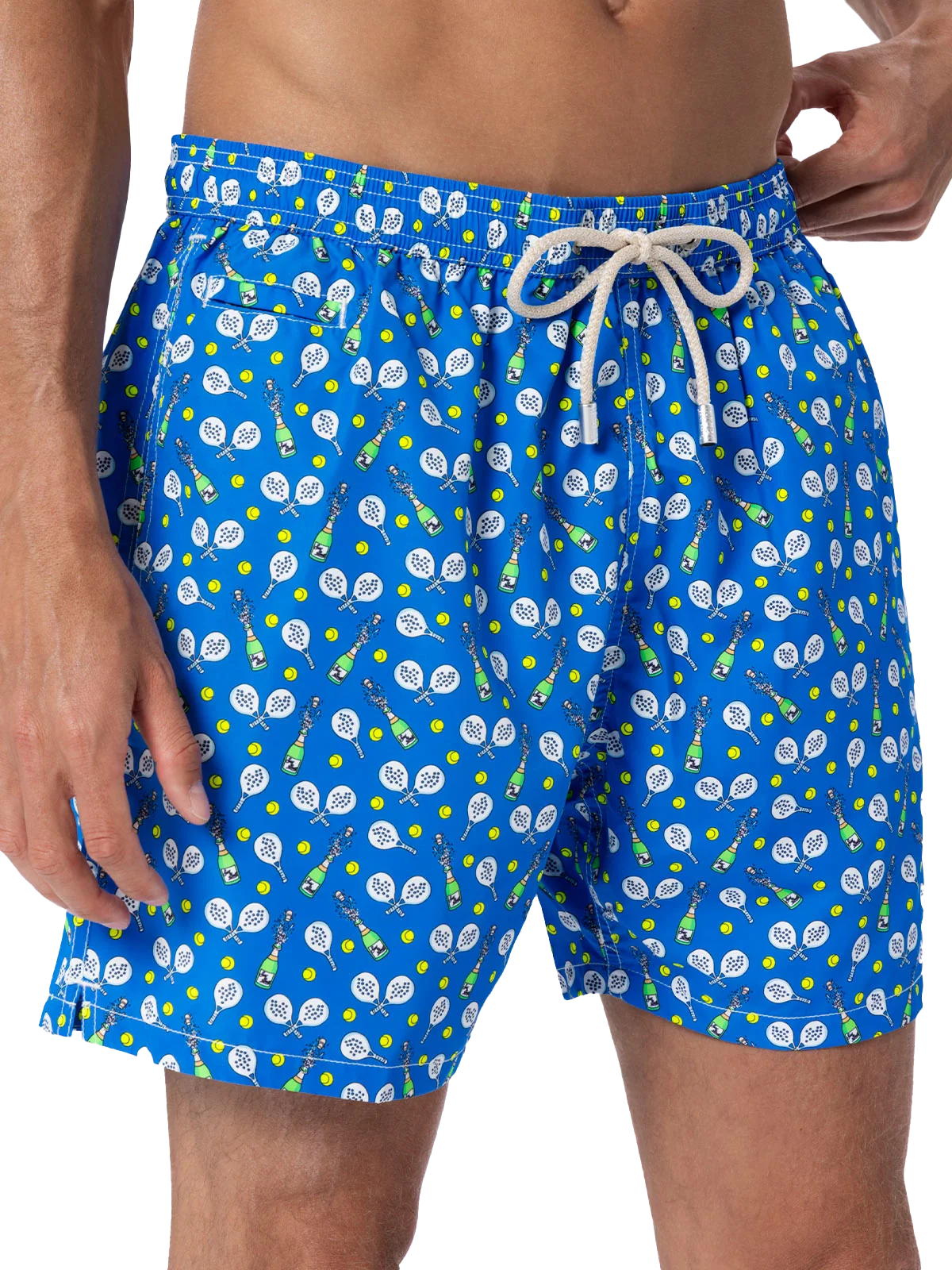 Lighting Micro Fantasy green padel print swim shorts - Image 4