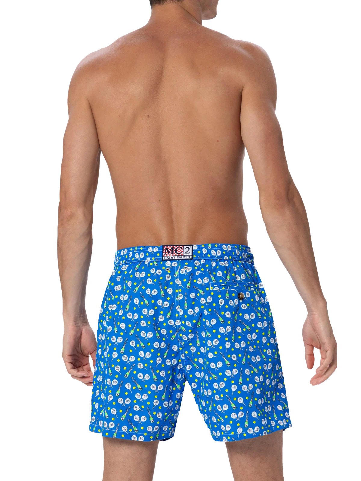Lighting Micro Fantasy green padel print swim shorts - Image 5