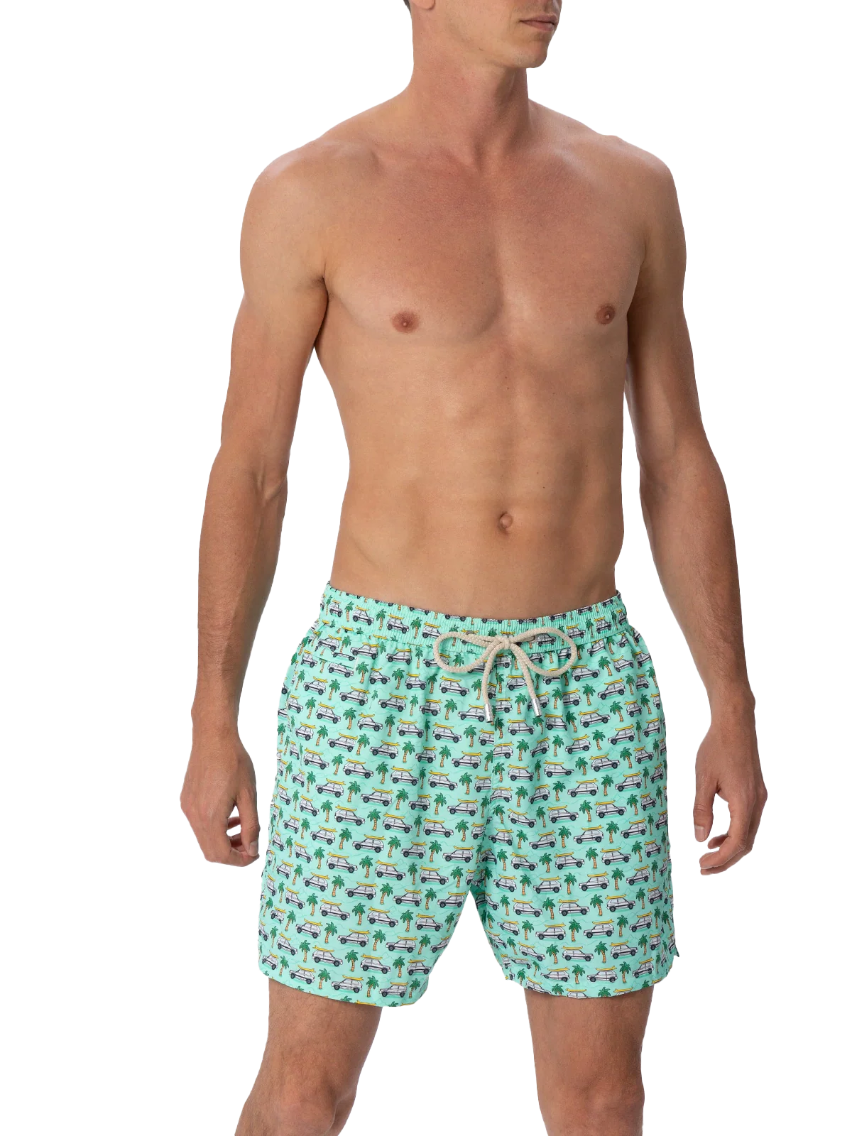 Lighting Micro Fantasy green Panda print swim shorts | Special Edition - Image 3