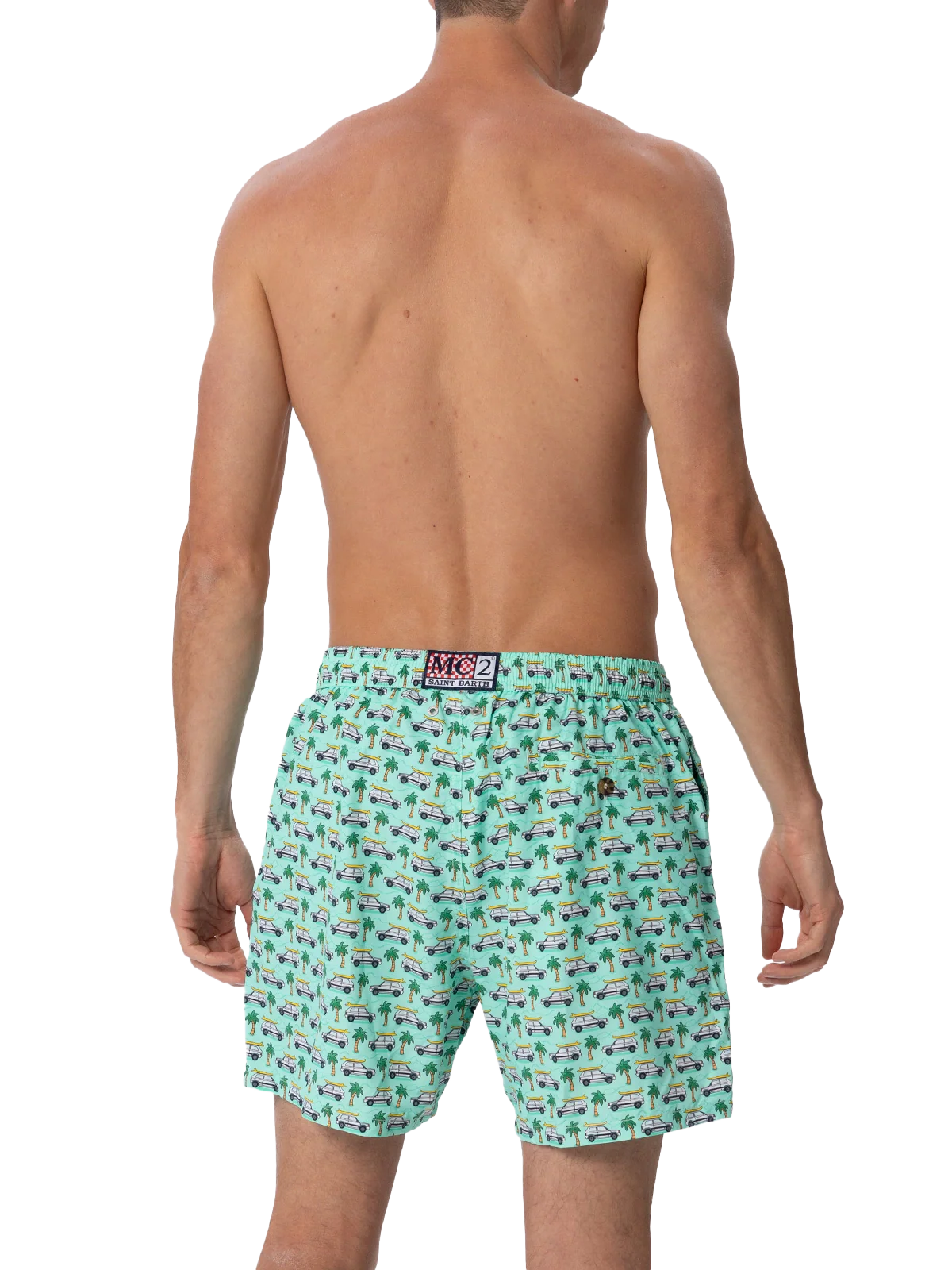 Lighting Micro Fantasy green Panda print swim shorts | Special Edition - Image 4